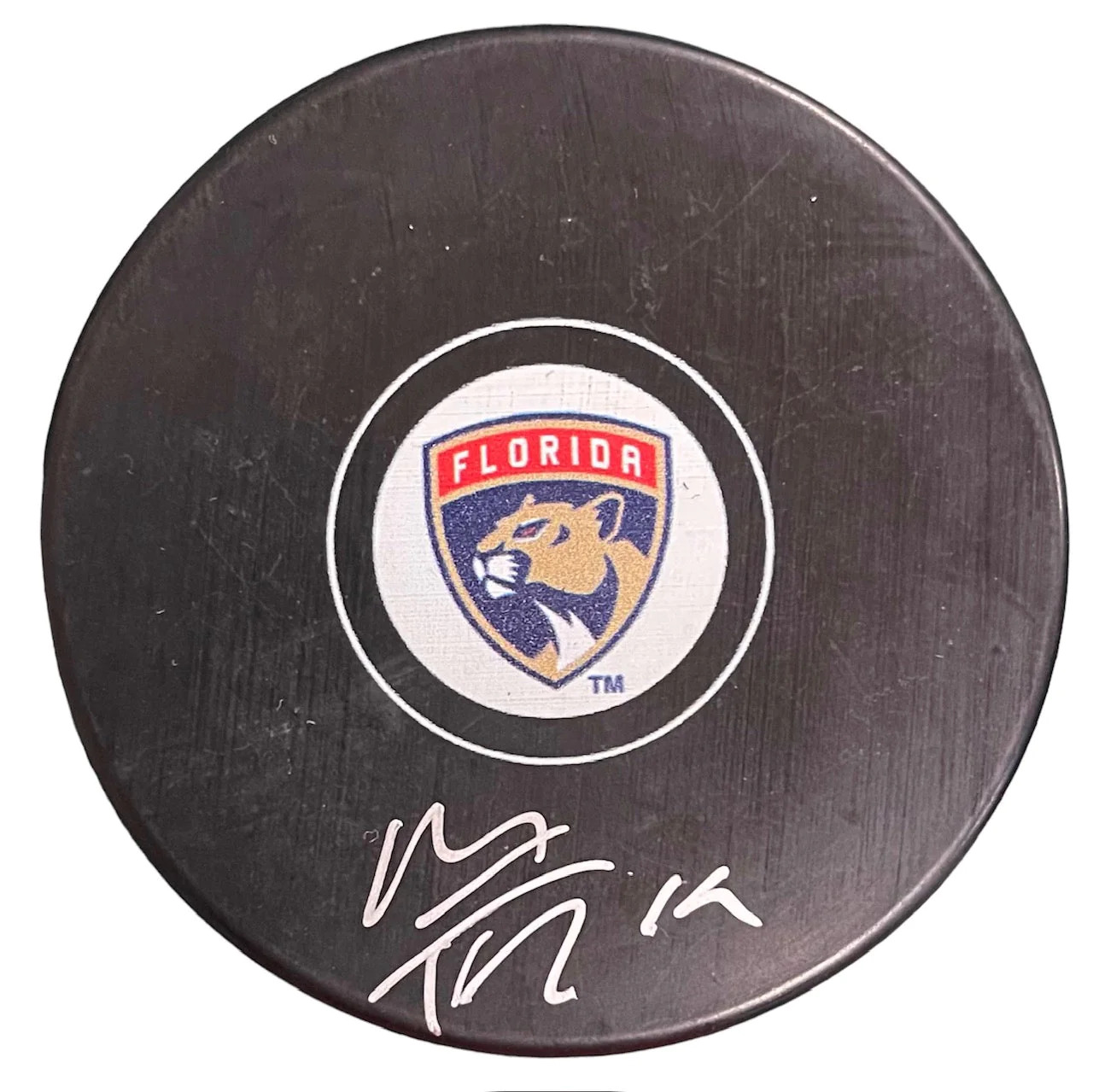 Florida Panthers Autographed Puck Pack Tkachuk, Ekblad and Verhaeghe