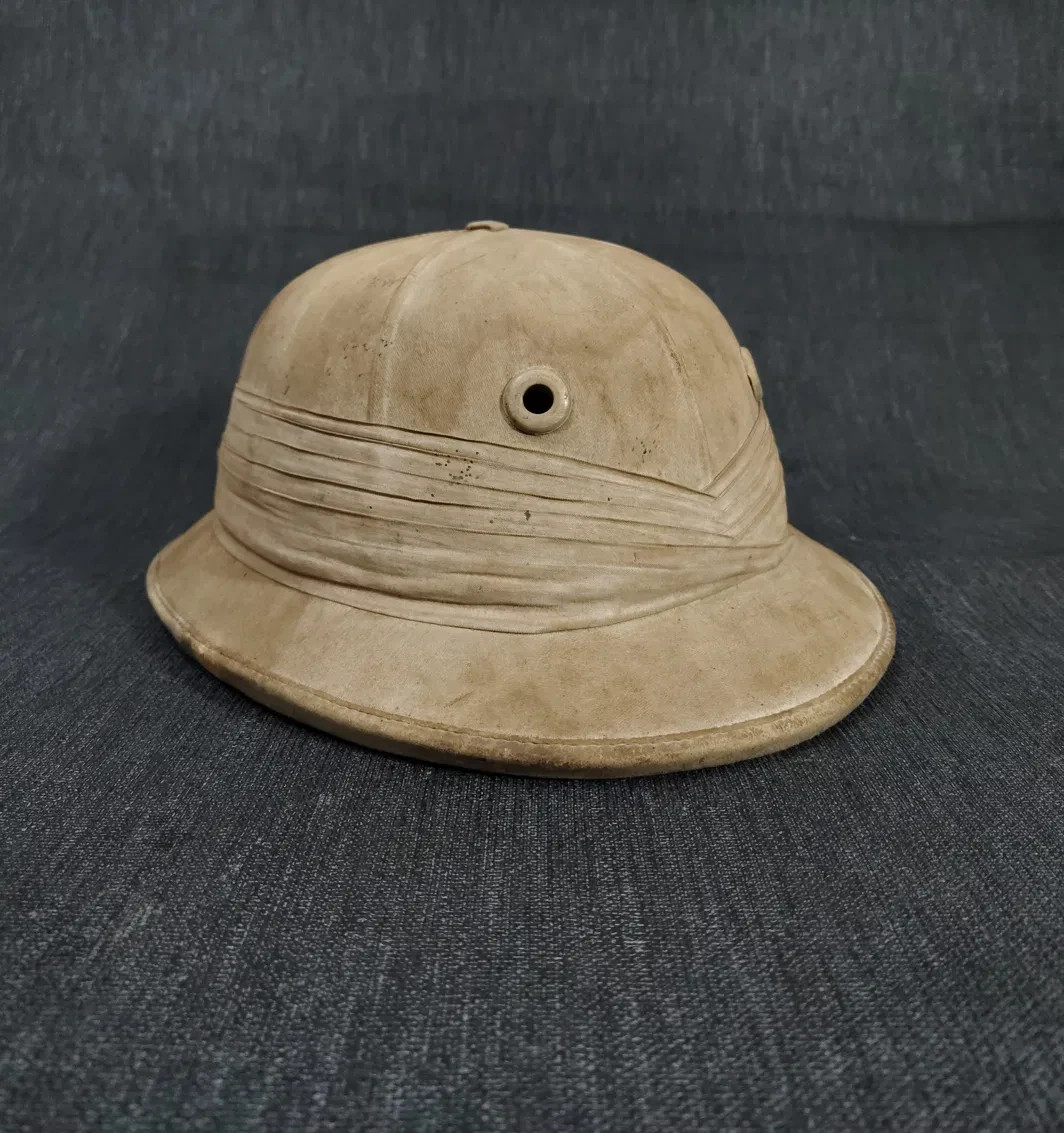 Antique British Colonial Pith Helmet Ranelagh England Colombia Leticia War 1932 Antique British Colonial Pith Helmet Ranelagh England Colombia Leticia War 1932