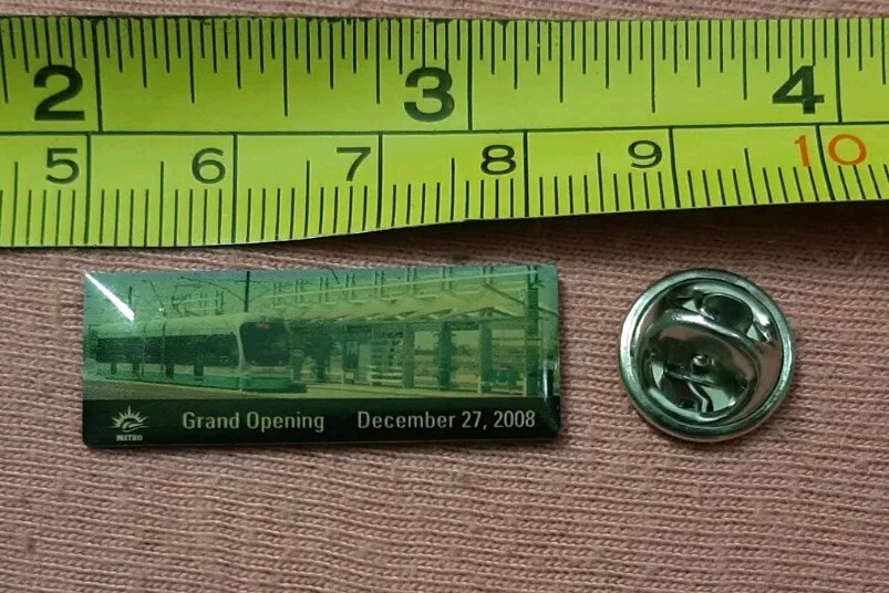 Metro Light Rail Grand Opening December 27, 2008 Phoenix Arizona Souvenir Pin Metro Light Rail Grand Opening December 27, 2008 Phoenix Arizona Souvenir Pin