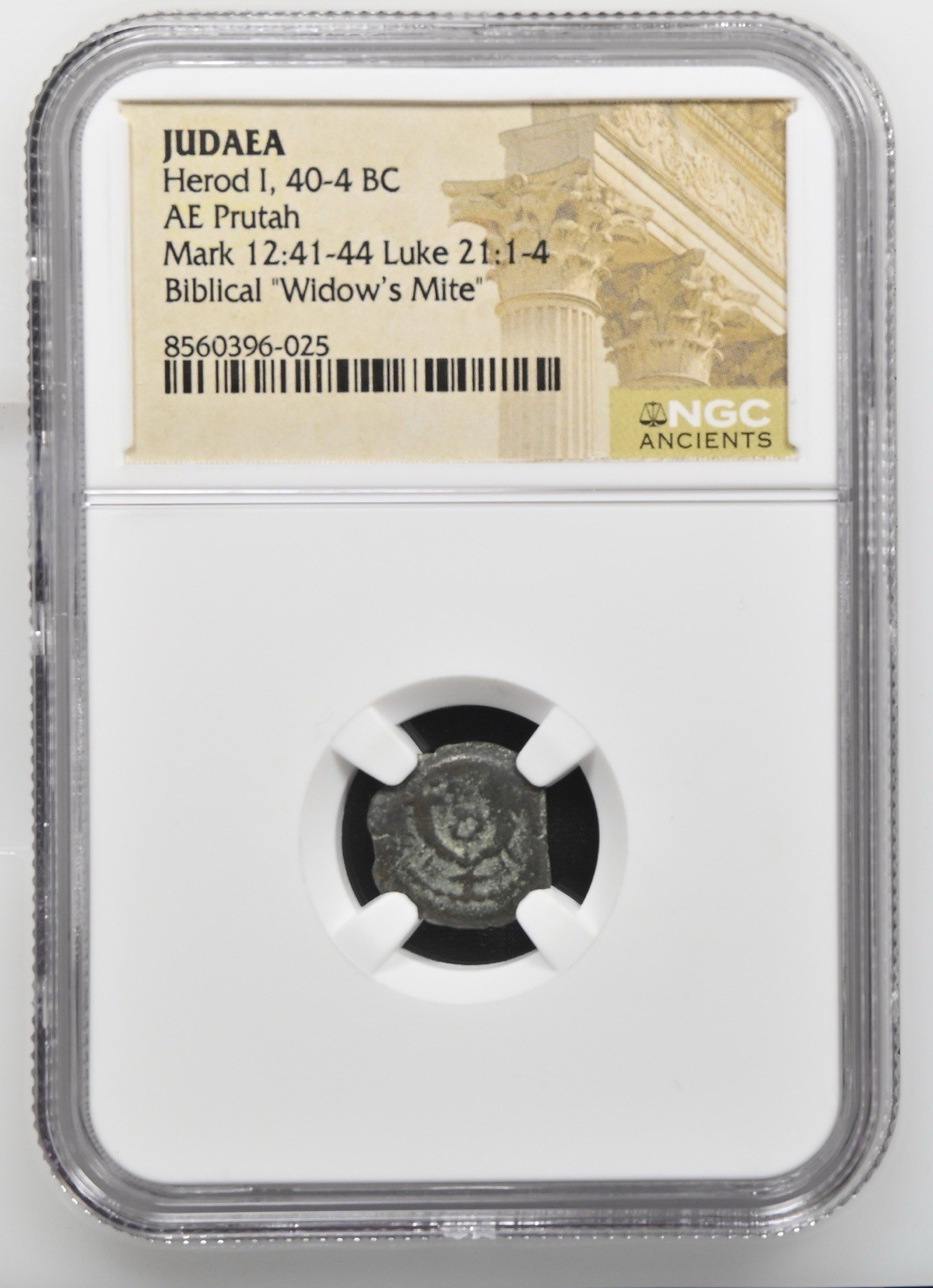 NGC King of Judaea AE Herod The Great (40-4 BC) Bronze Prutah Premium Grade *PQ* NGC King of Judaea AE Herod The Great (40-4 BC) Bronze Prutah Premium Grade *PQ*