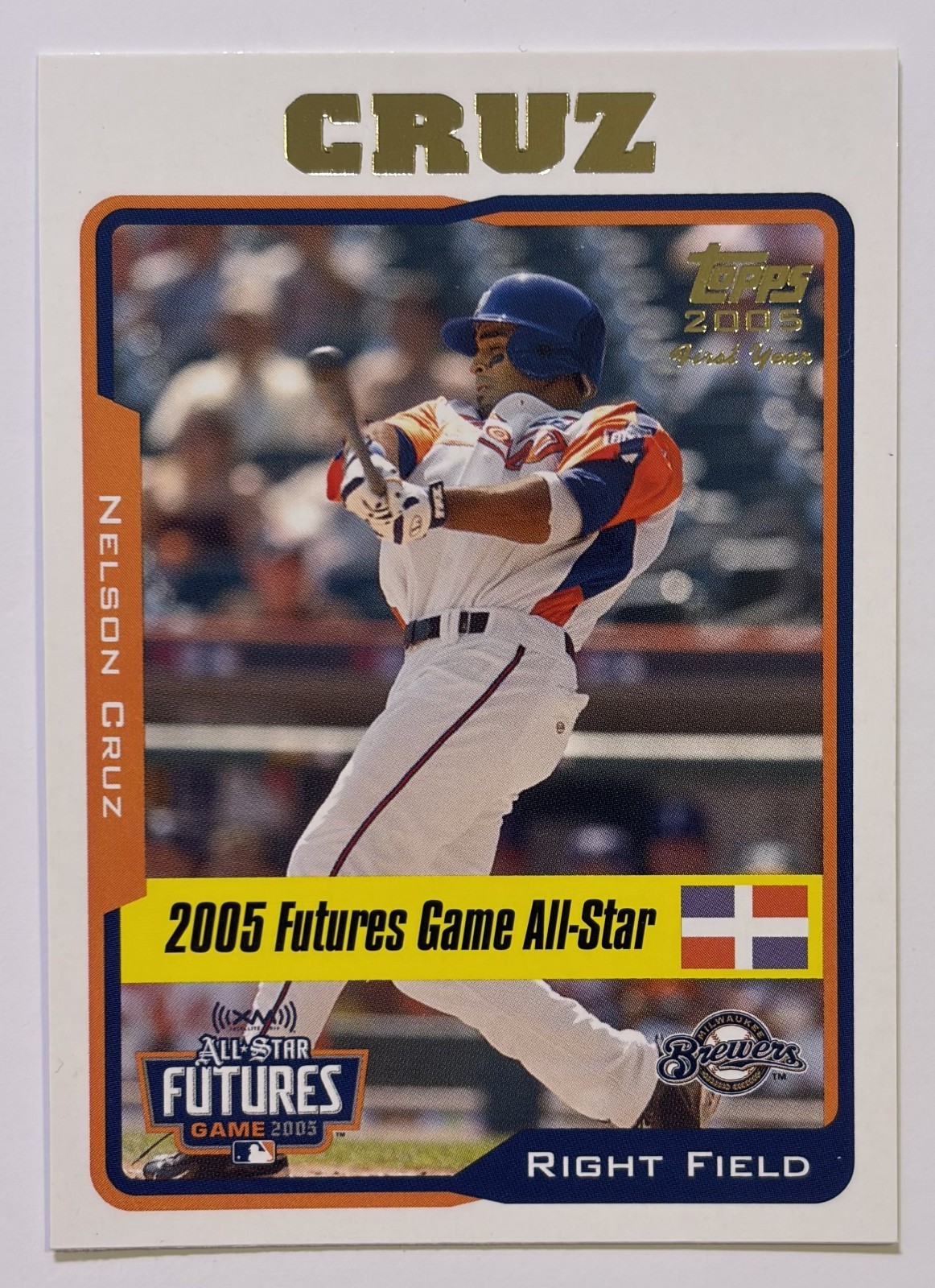 2005 Topps Updates & Highlights - Futures Game Nelson Cruz #UH206 (RC) Brewers 2005 Topps Updates & Highlights - Futures Game Nelson Cruz #UH206 (RC) Brewers
