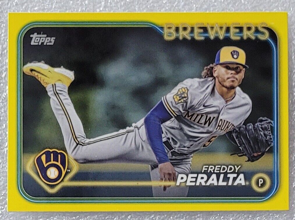 Topps 2024 MLB Series One - Parallels Yellow, Blue & Rainbow Foil Choice