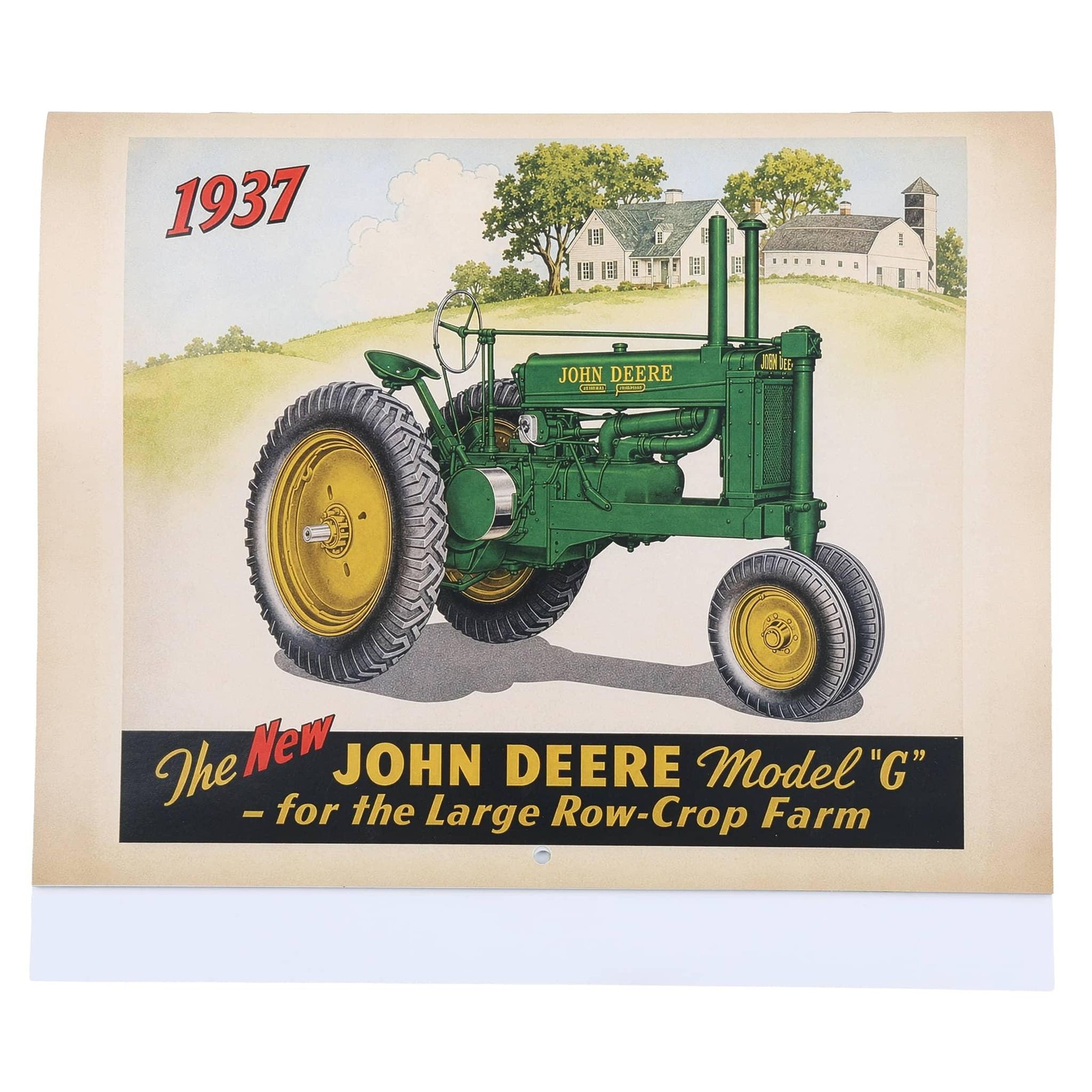 2027 Vintage John Deere Calendar Featuring 1937 Tractors