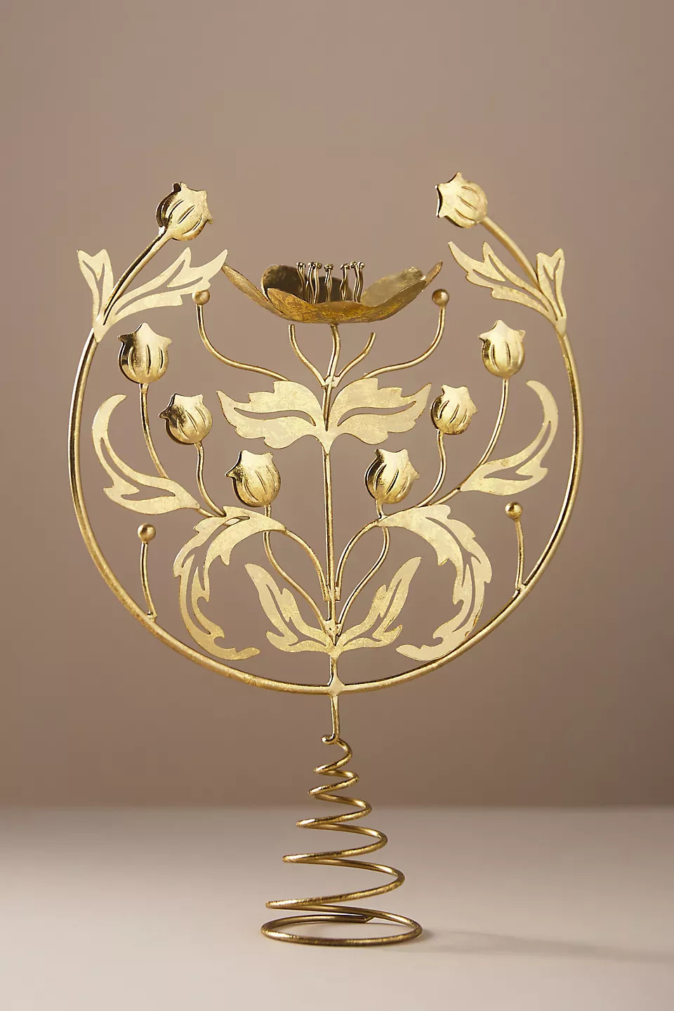 The Met x Anthropologie Gilded Age Poppies Christmas Tree Topper NIB The Met x Anthropologie Gilded Age Poppies Christmas Tree Topper NIB