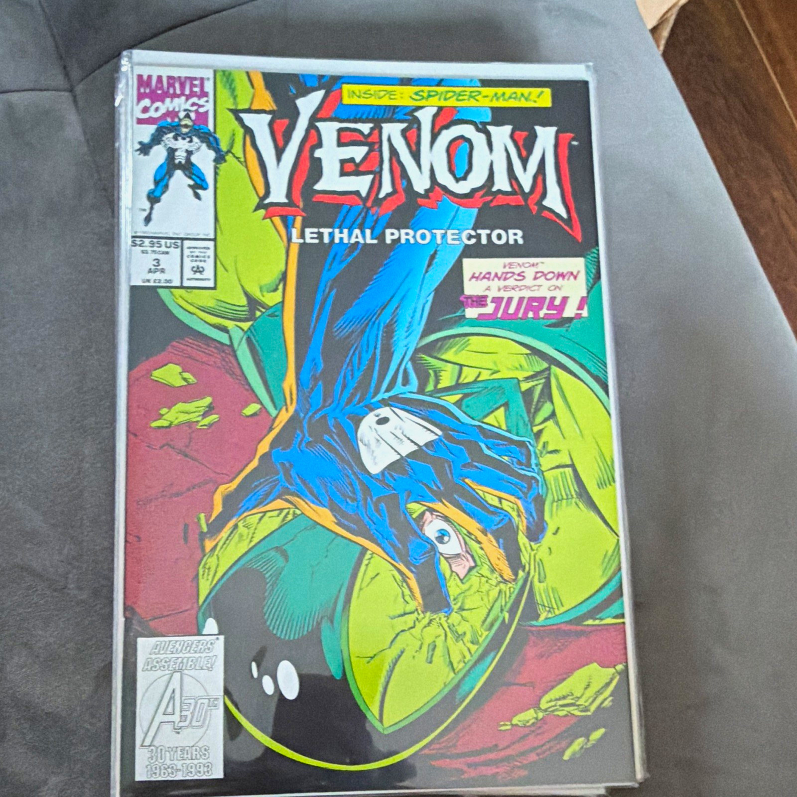 Marvel Venom: Lethal Protector #3, David Michelinie, Mark Bagley 1993