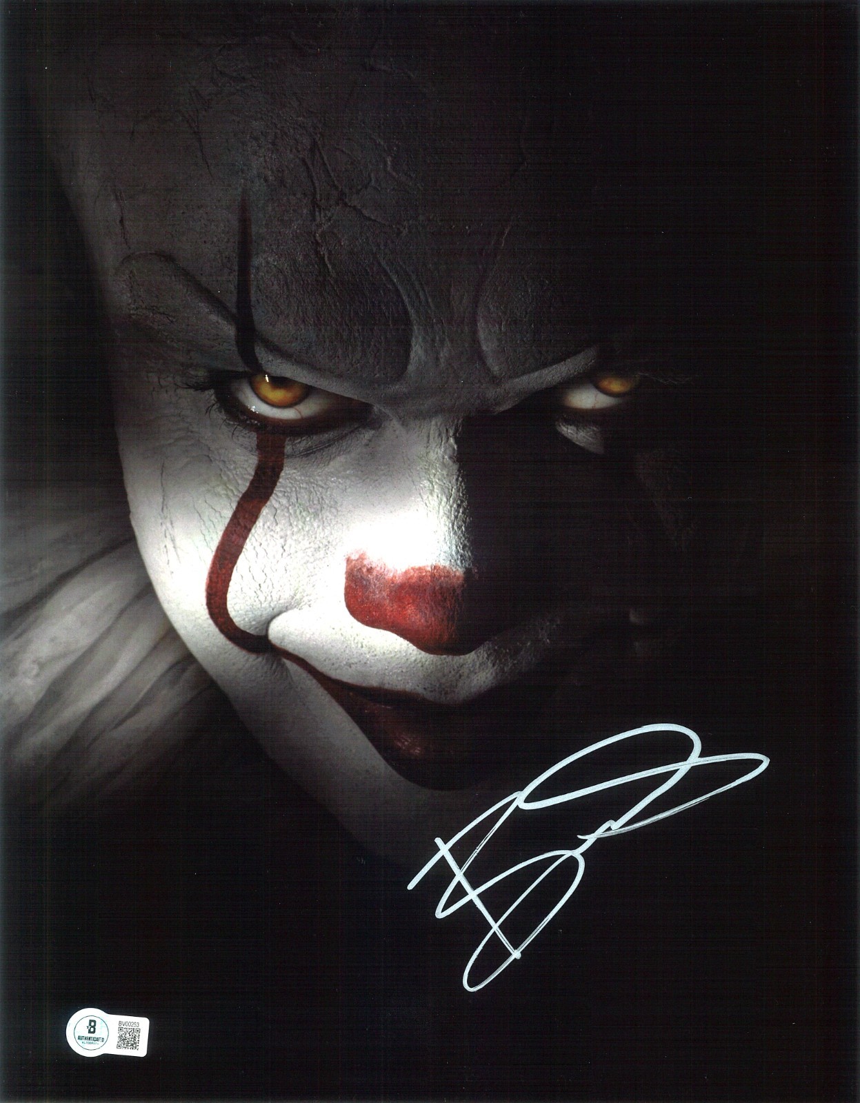 Bill Skarsgard Signed Autograph It 11X14 Photo Beckett BAS Pennywise Bill Skarsgard Signed Autograph It 11X14 Photo Beckett BAS Pennywise