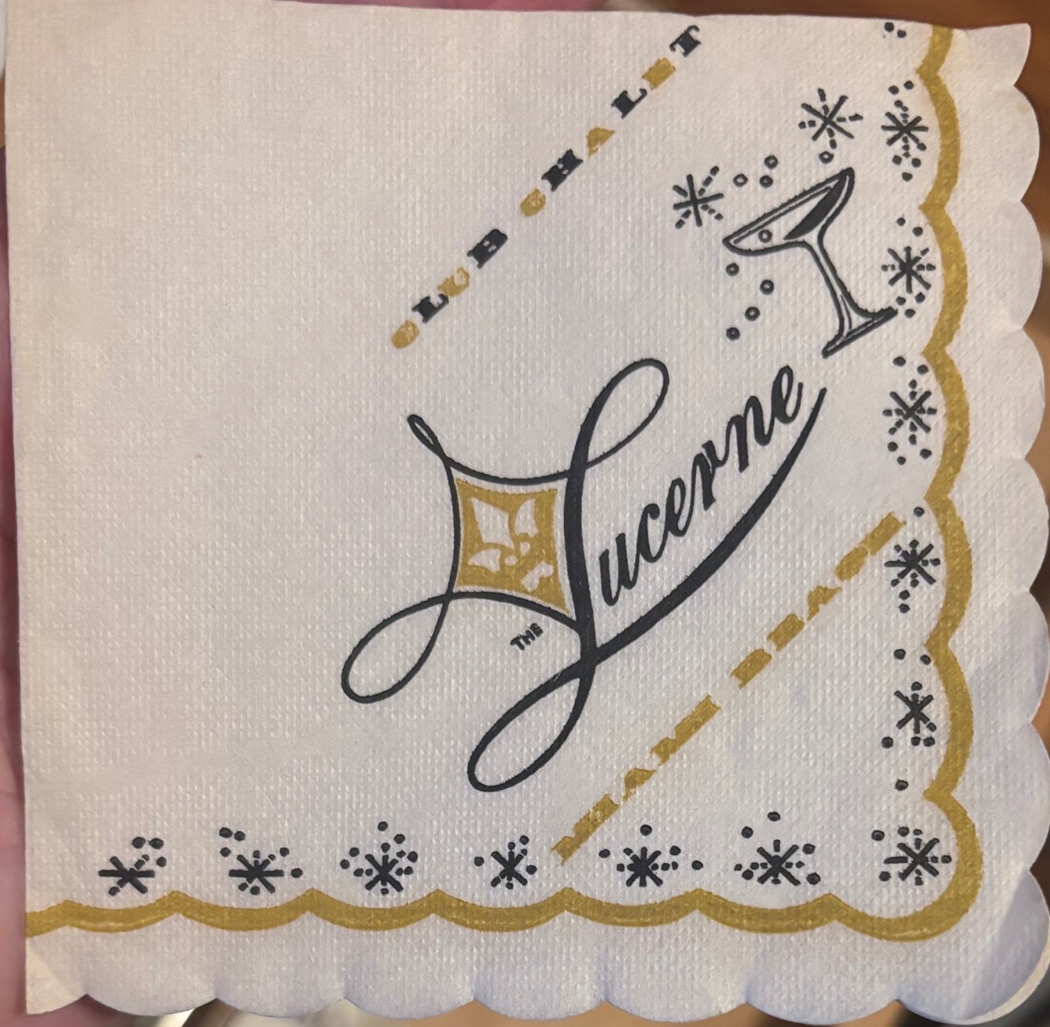 Vintage Miami Beach Florida The Lucerne Hotel \ Vintage Miami Beach Florida The Lucerne Hotel \