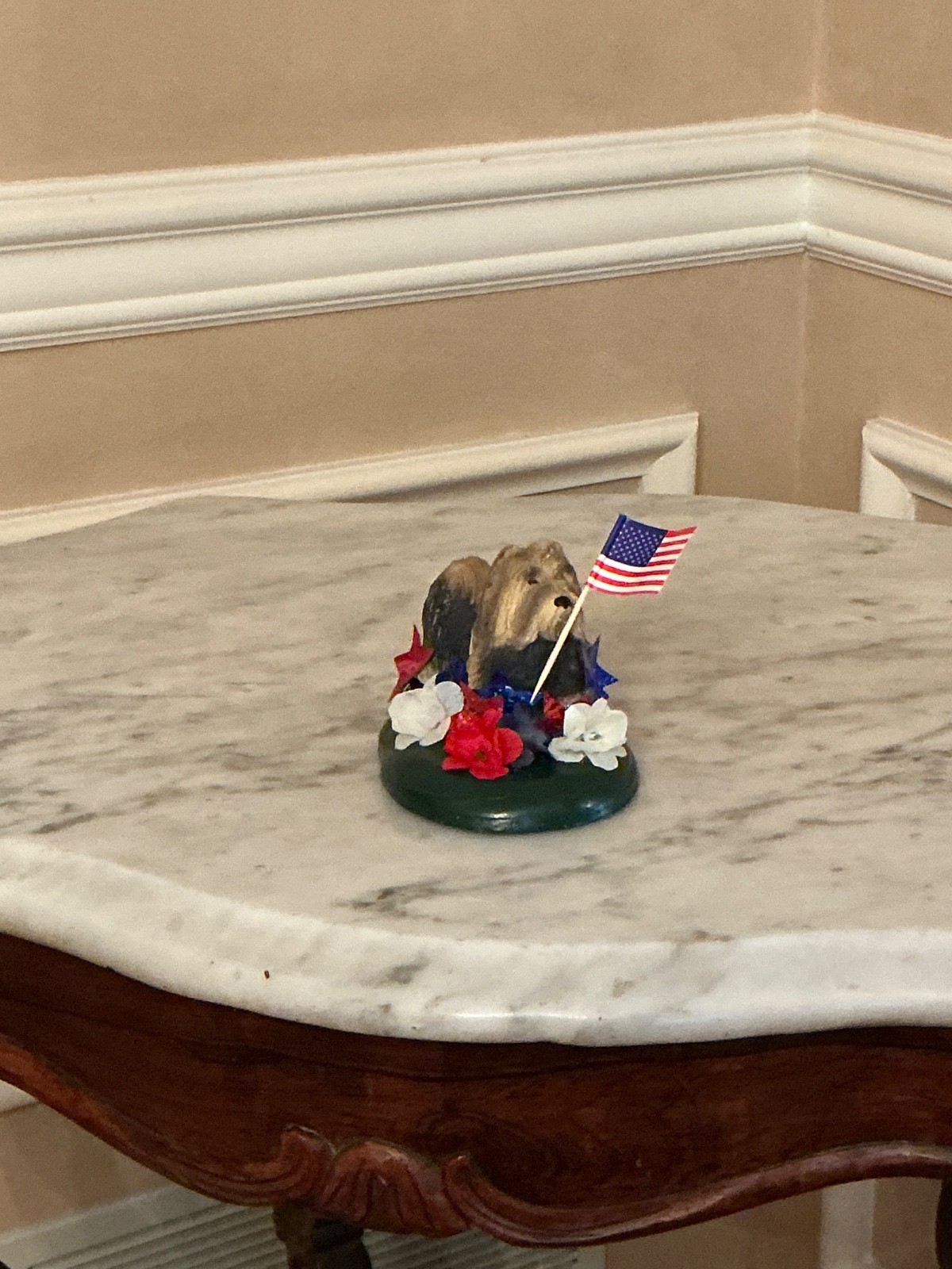 Byers Choice Patriotic Dog - Repurposed for Patriotic Holidays Precious Byers Choice Patriotic Dog - Repurposed for Patriotic Holidays Precious