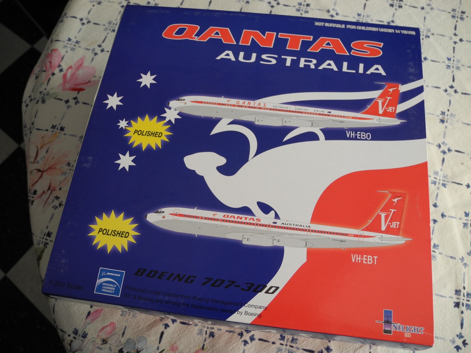 Extremely RARE Inflight 1:200 Boeing 707, QANTAS, Perfect Extremely RARE Inflight 1:200 Boeing 707, QANTAS, Perfect