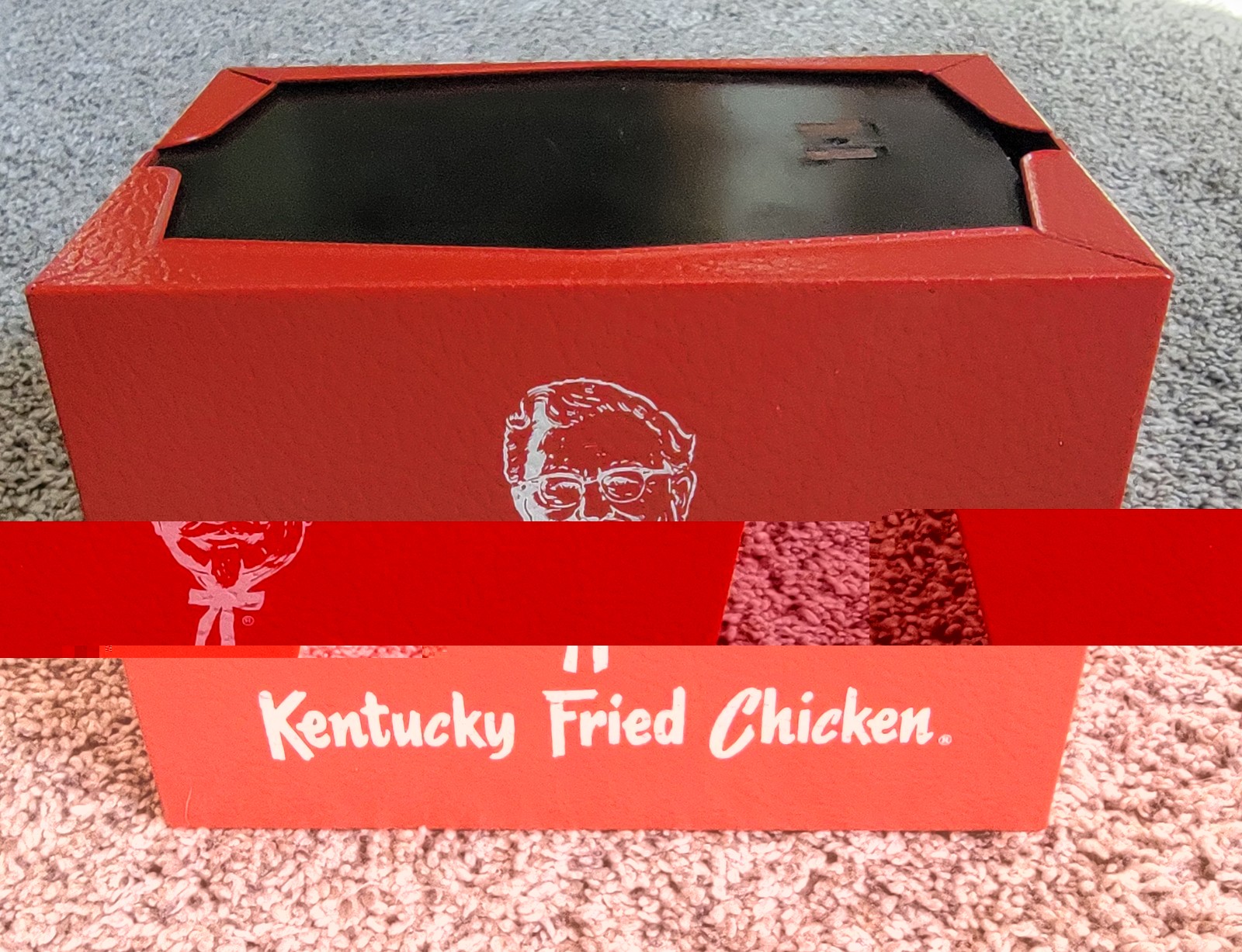 Vintage Original Kentucky Fried Chicken Red Napkin Holder / Dispenser - Nice Vintage Original Kentucky Fried Chicken Red Napkin Holder / Dispenser - Nice