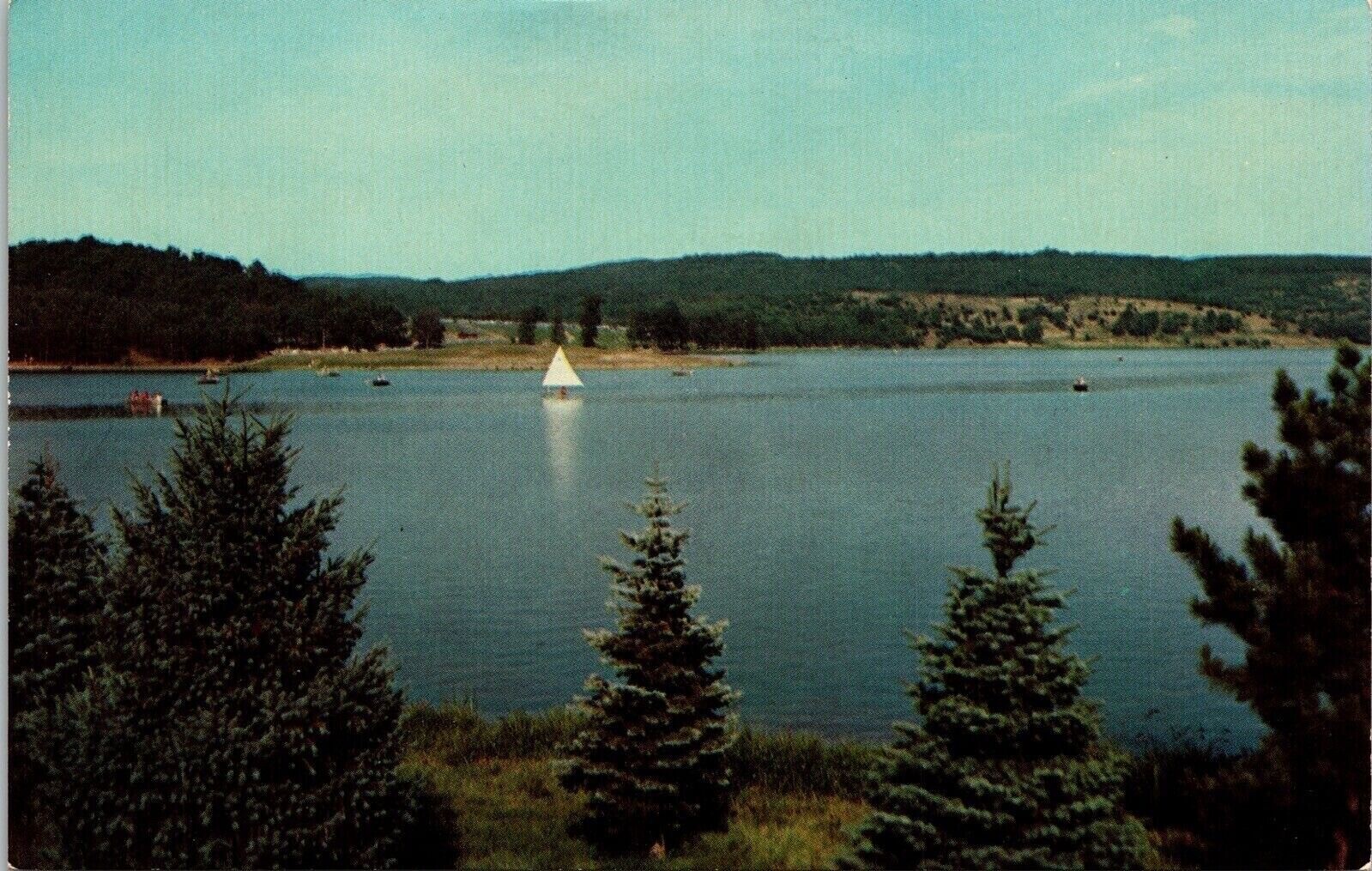 Shawnee State Park Shellsburg Bedford Pa Pennsylvania Pa Boat Vintage Postcard Shawnee State Park Shellsburg Bedford Pa Pennsylvania Pa Boat Vintage Postcard