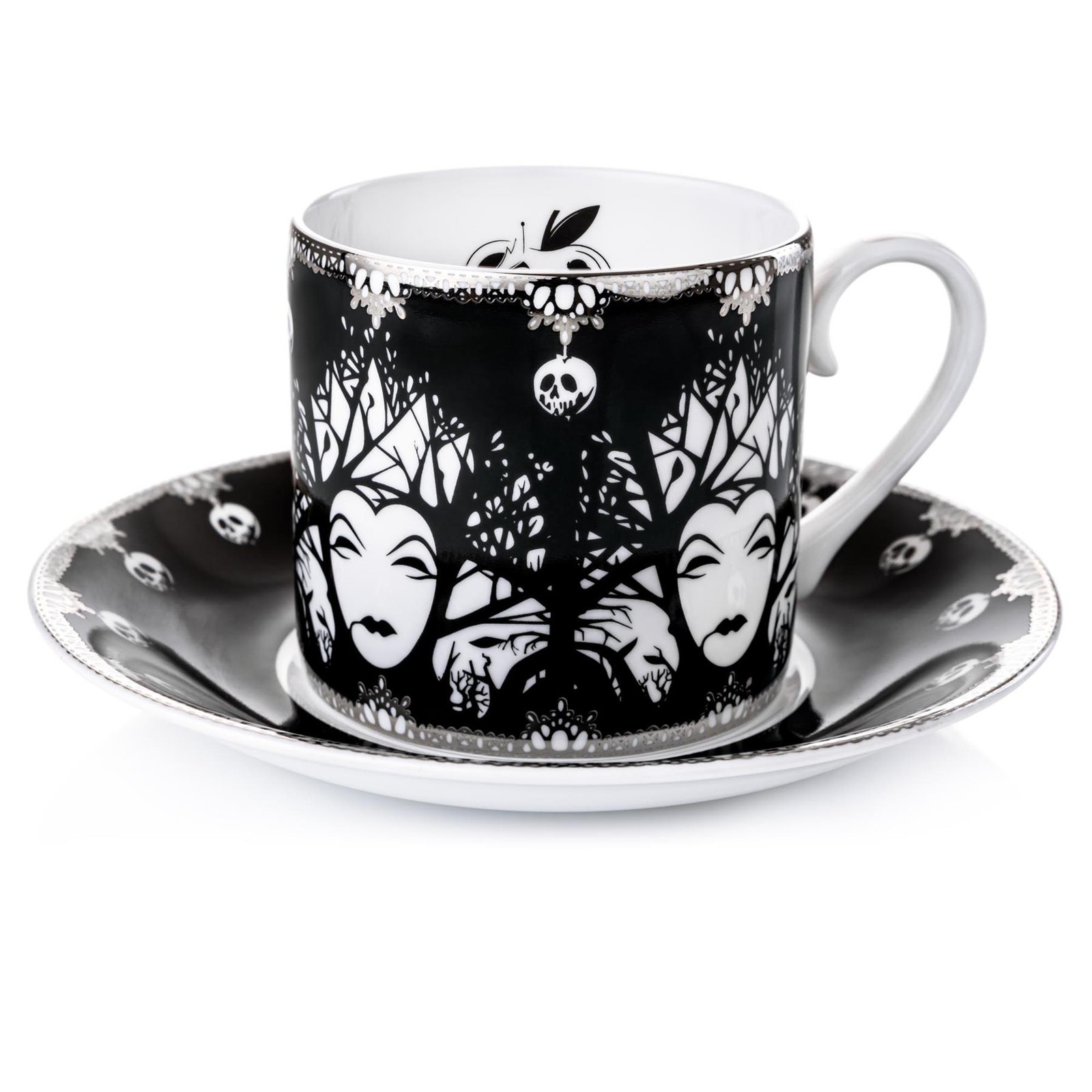 The English Ladies Co Wicked Queen Snow White Cup Saucer Small ELDPCS17008 The English Ladies Co Wicked Queen Snow White Cup Saucer Small ELDPCS17008