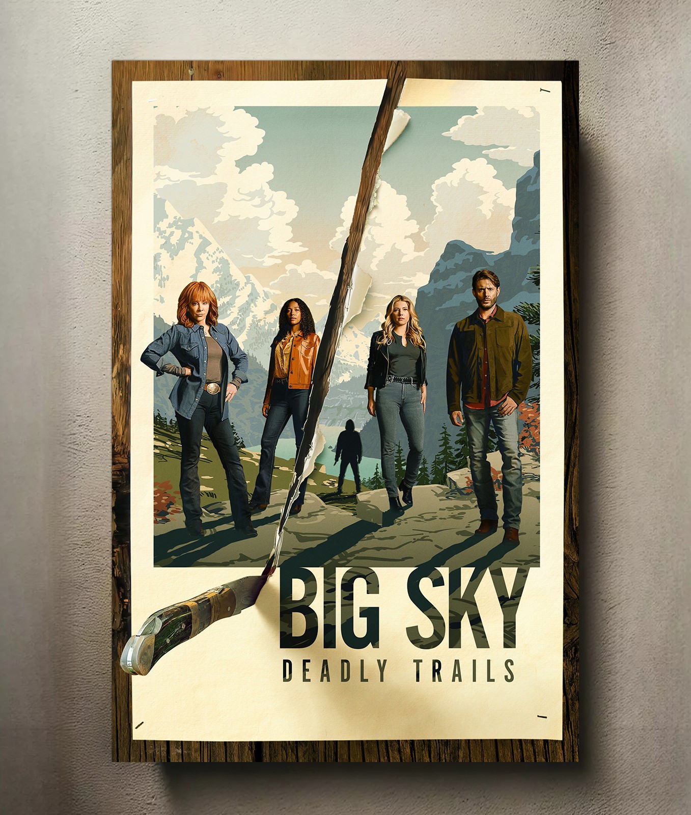 Big Sky 8x12 Metal TV Show Poster Sign
