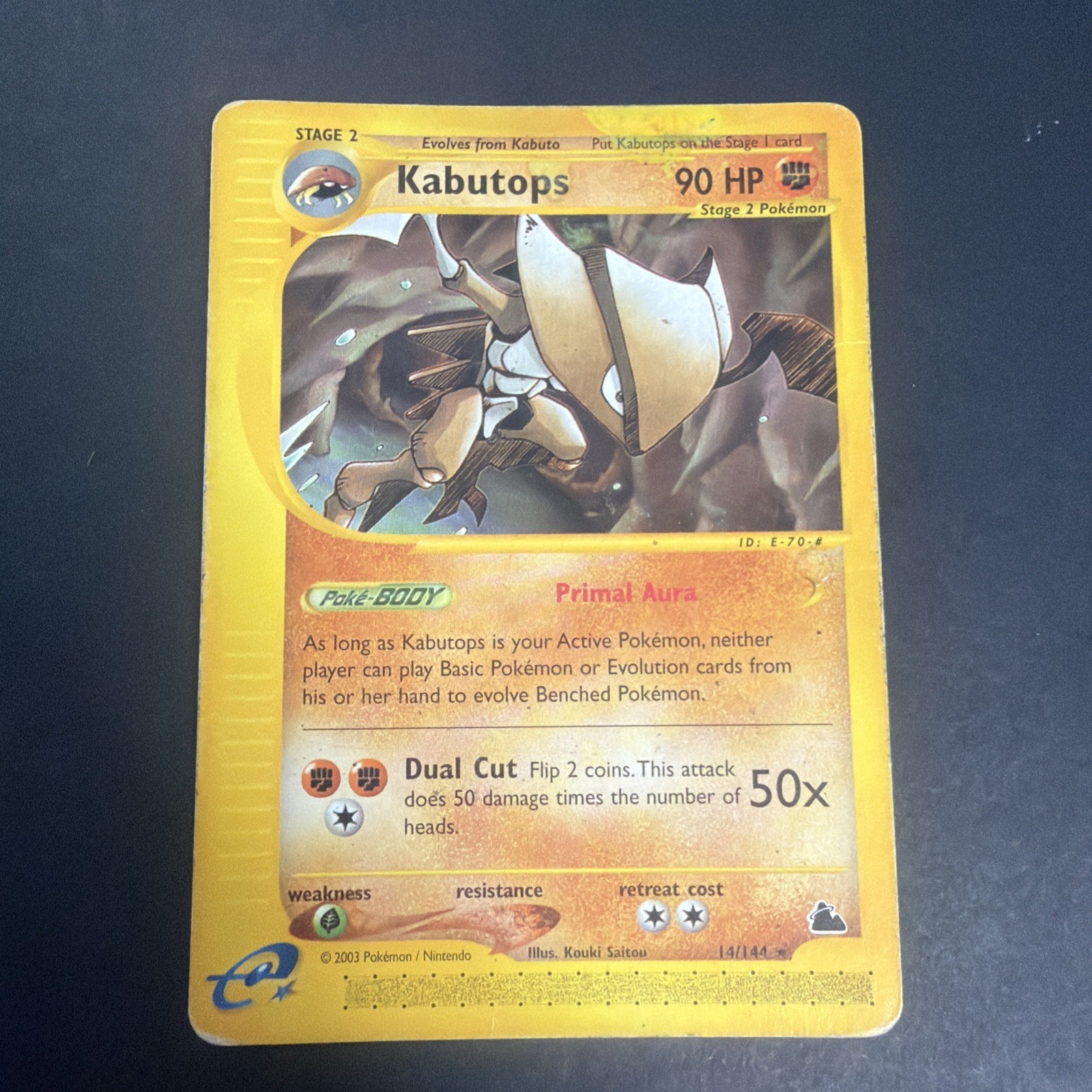 Pokémon TCG Kabutops Skyridge 14/144 Non-Holo Rare Pokémon TCG Kabutops Skyridge 14/144 Non-Holo Rare