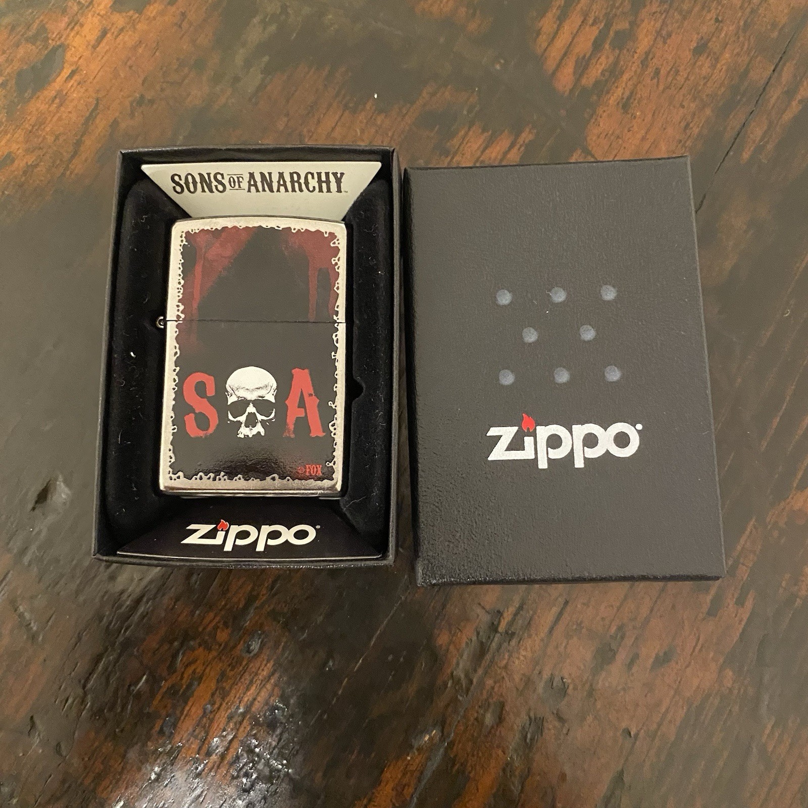 Brand New Sons of Anarchy Zippo Lighter 2016 limited Edition Zippo Brand New NIB Brand New Sons of Anarchy Zippo Lighter 2016 limited Edition Zippo Brand New NIB