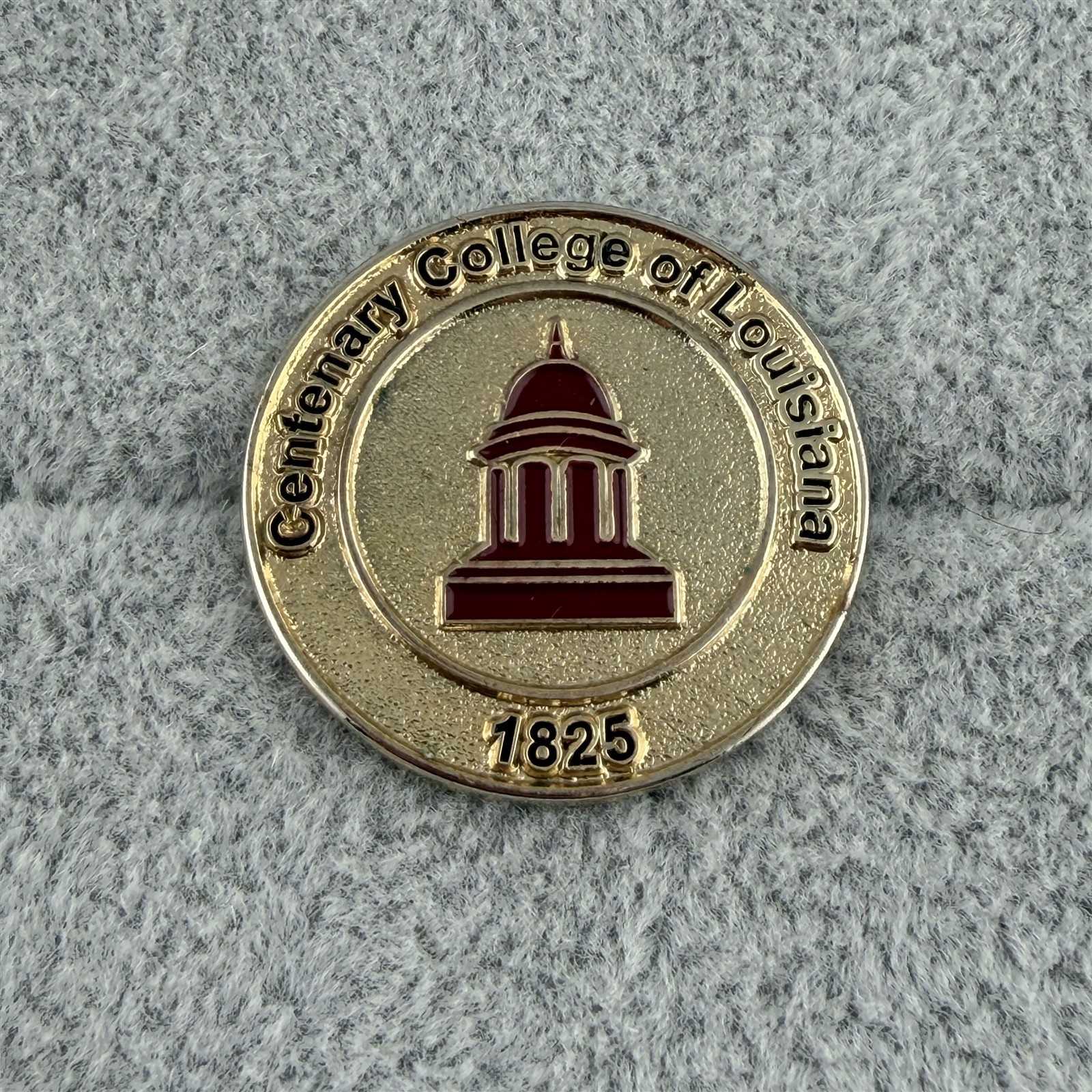 Centenary College Of Louisiana Magale Library Bell Tower Pin Pinback #66936