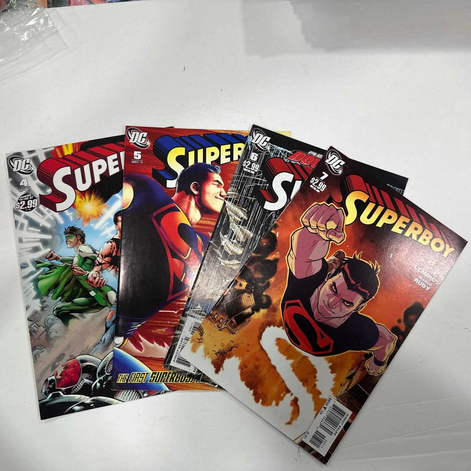 Superboy #1 Krypto DC Comics 2011 Jeff Lemire Lot Of 5(3,4,5,6,7)
