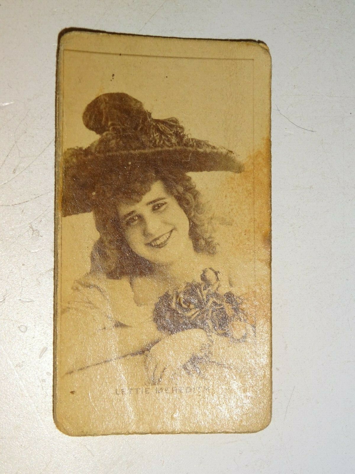 1890 N245 Sweet Caporal Lettie Meredith Actors & Actresses card 1890 N245 Sweet Caporal Lettie Meredith Actors & Actresses card