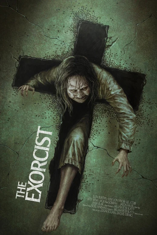 The Exorcist Regular Horror Movie Film Poster Giclee Print 16x24 No Mondo Art