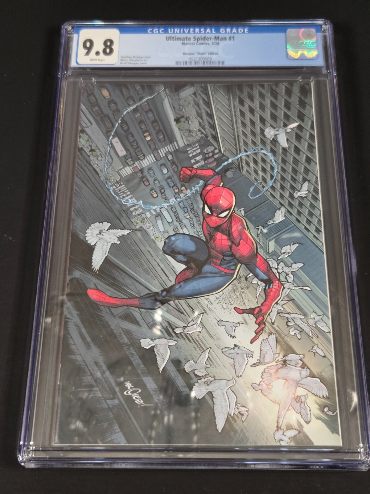 Ultimate Spider-Man (2024) #1, CGC 9.8 NM, 1:100 Marquez Ultimate Spider-Man (2024) #1, CGC 9.8 NM, 1:100 Marquez