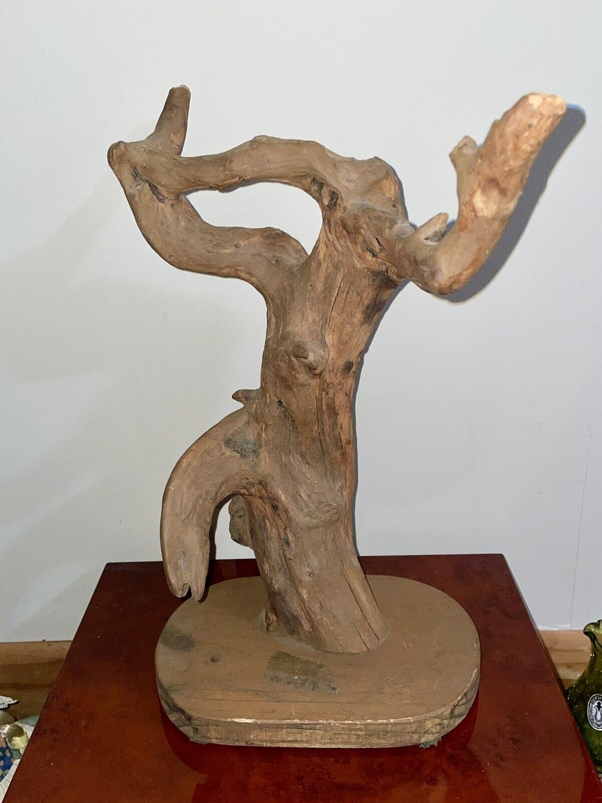 Vintage Drift Wood Tree Art DRIFTWOOD ARTS INC. NEW PORTLAND MAINE Original