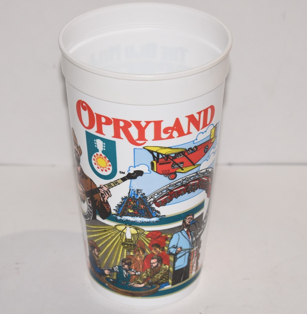 Vintage The Old Mill Scream Opryland Amusement Park Coca Cola Drinking Cup Vintage The Old Mill Scream Opryland Amusement Park Coca Cola Drinking Cup