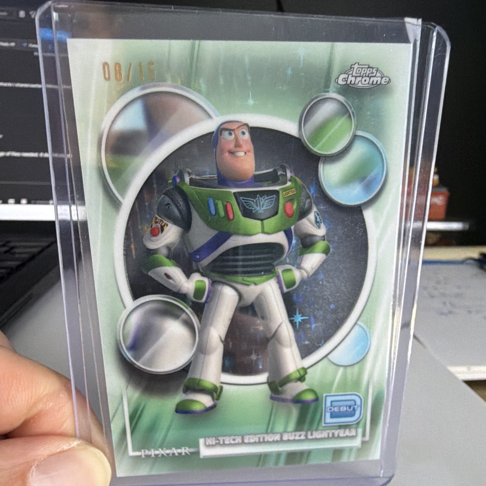 Topps 2026 Topps Chrome Pixar Hi-Tech Edition Buzz Lightyear #200 08/15 Topps 2026 Topps Chrome Pixar Hi-Tech Edition Buzz Lightyear #200 08/15