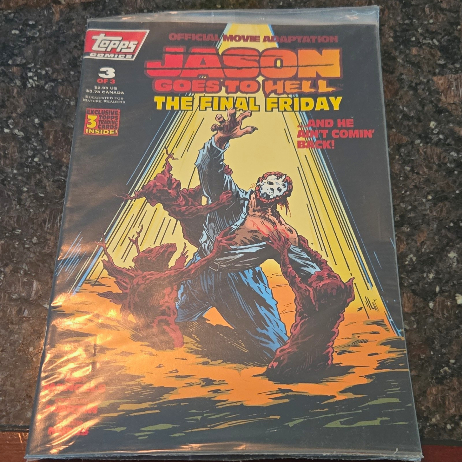 Topps Comics Jason Goes to Hell: The Final Friday #3 Jason Voorhees Topps Comics Jason Goes to Hell: The Final Friday #3 Jason Voorhees