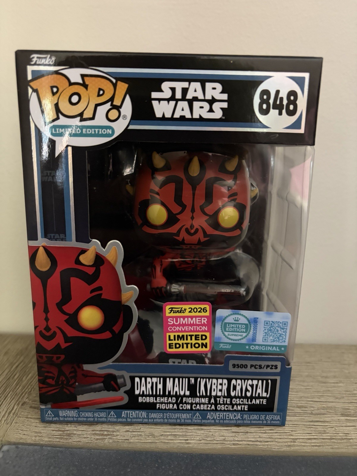 Funko Pop Supreme Le: Star Wars - Dark Maul (Kyber Crystal) (SDCC) Funko Pop Supreme Le: Star Wars - Dark Maul (Kyber Crystal) (SDCC)