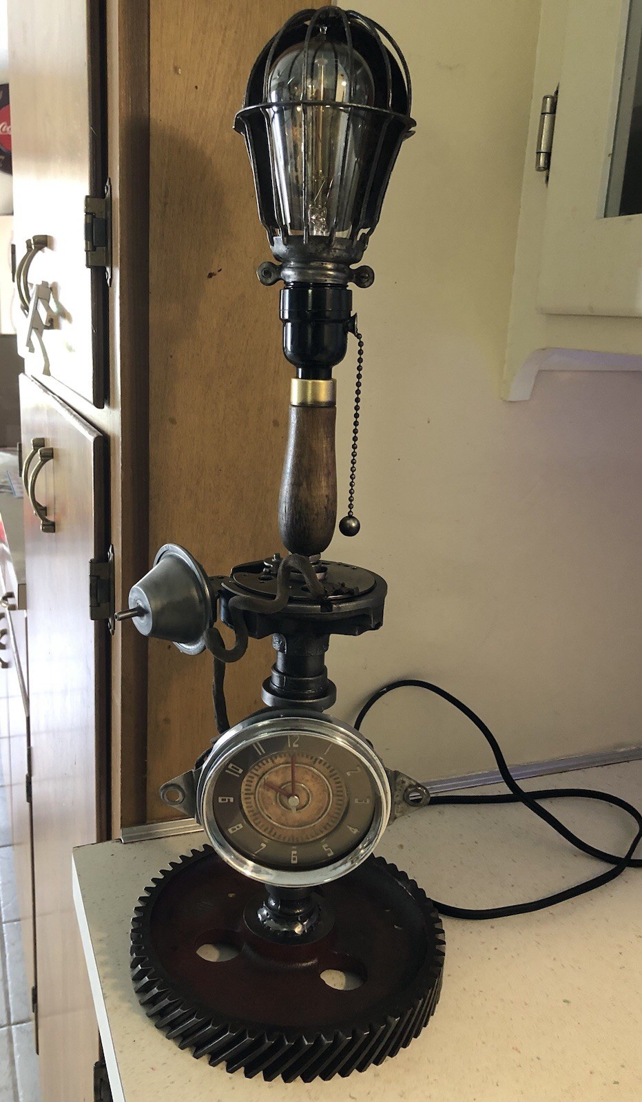 Steampunk Industrial Machine Age Lamp Automotive Man Cave Garage Cars Steampunk Industrial Machine Age Lamp Automotive Man Cave Garage Cars