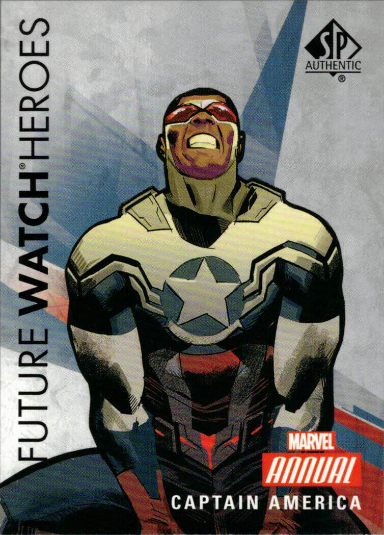 2016-17 SP Authentic Marvel Future Watch Heroes #16-3 Captain America 