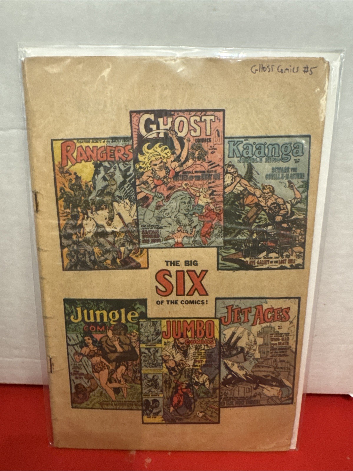 Ghost Comics #5 1952 Fiction House Pre Code Horror Golden Age COVERLESS
