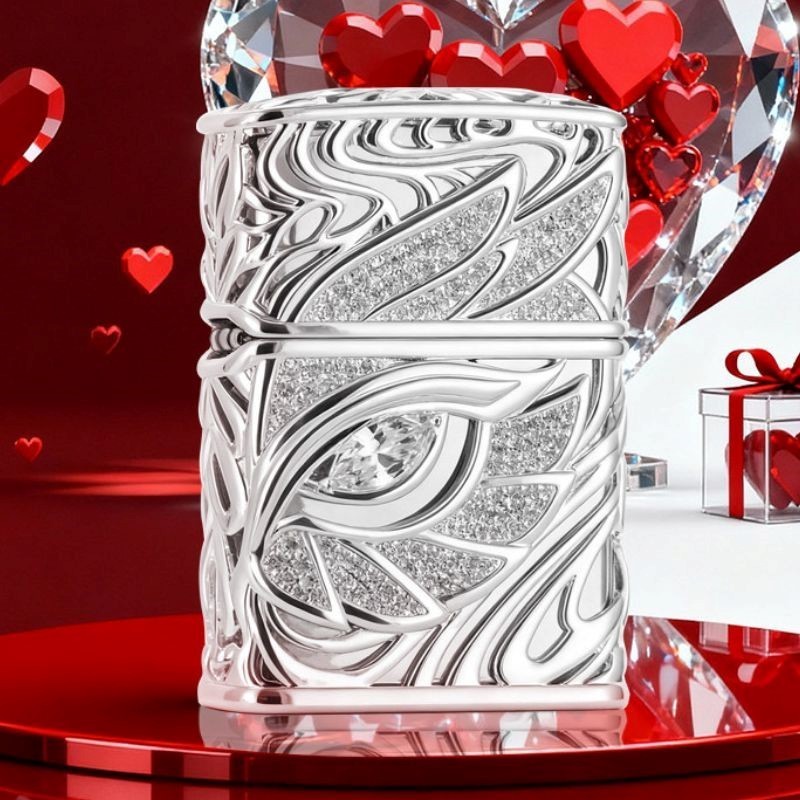 Zippo Lighter V&G Handmade Limited Edition Crystal Luxury Collectible Gift Zippo Lighter V&G Handmade Limited Edition Crystal Luxury Collectible Gift