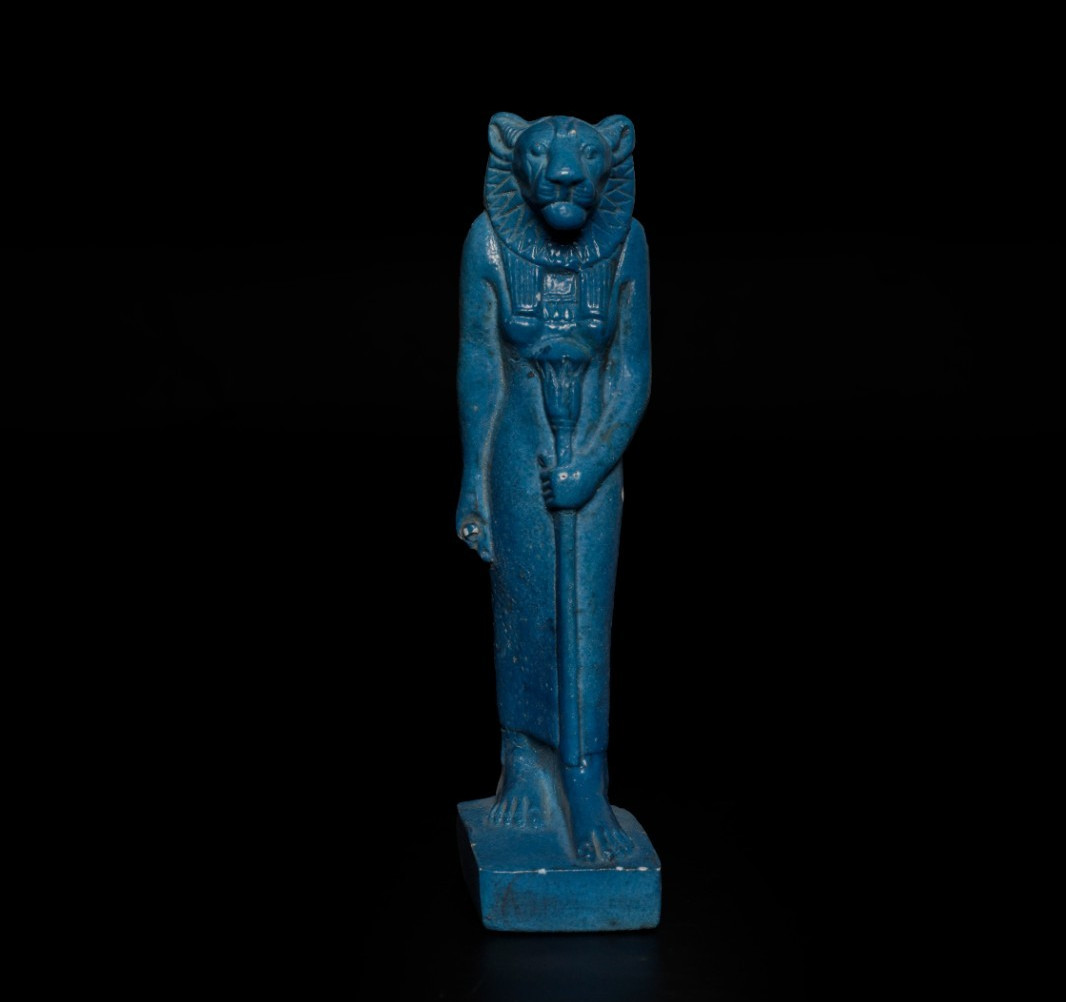 Authentic Ancient Egyptian Antiquities  Sekhmet god  Artifact figure BC