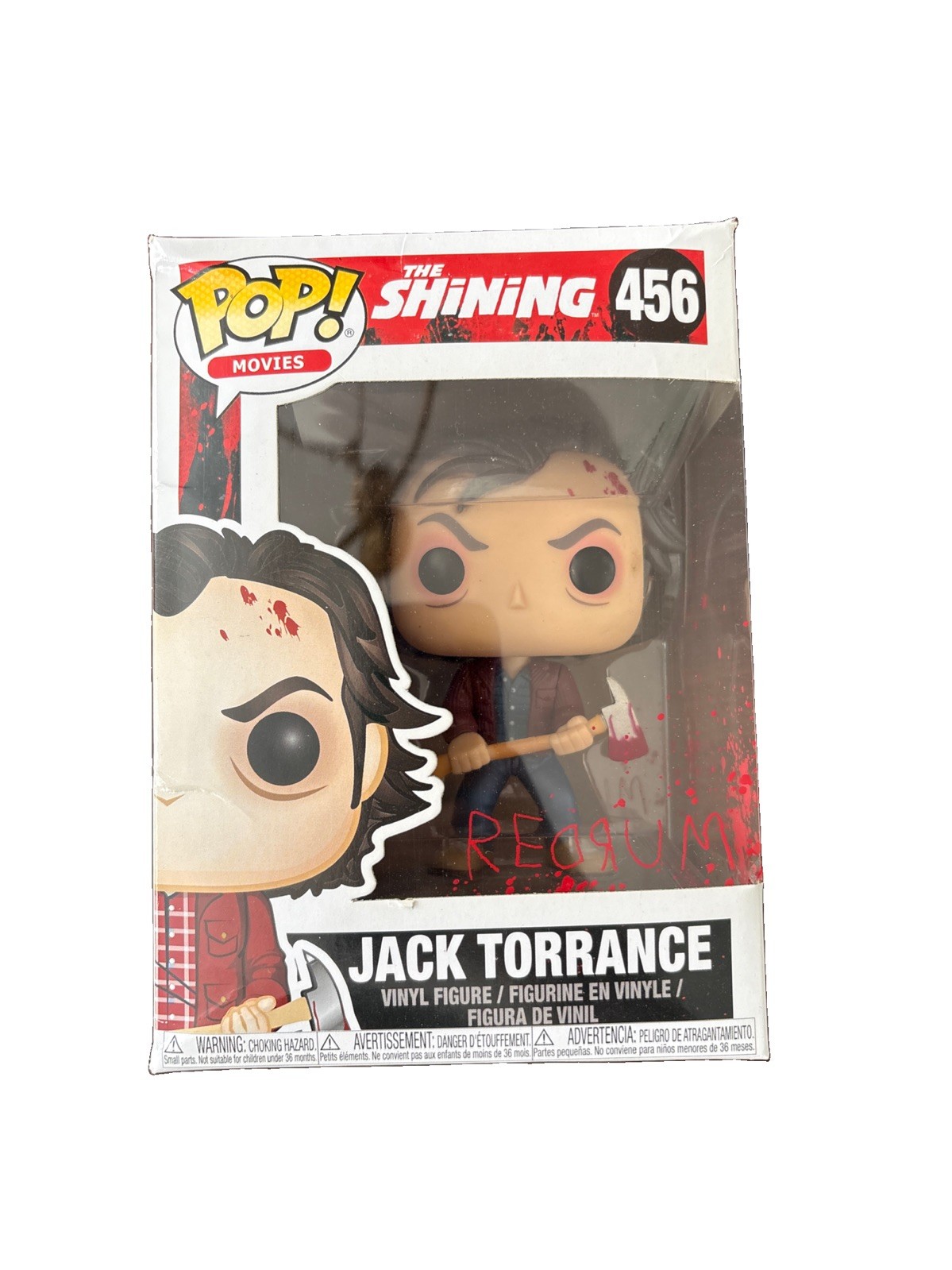 Funko Pop The Shining Jack Torrance #456 Bloody Axe Vinyl Figure Kubrick King