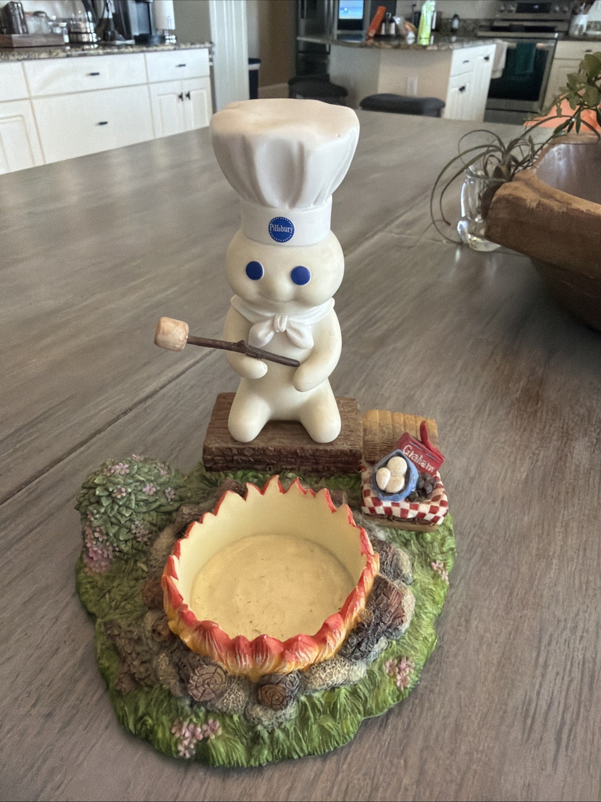The Danbury Mint Pillsbury Doughboy Candleholder 