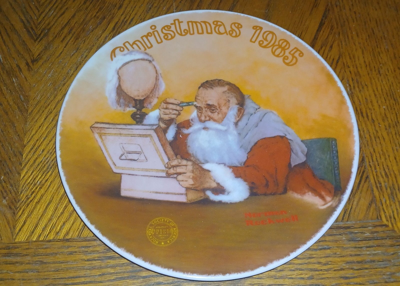 Vintage Christmas 1985 Norman Rockwell Vintage Christmas 1985 Norman Rockwell