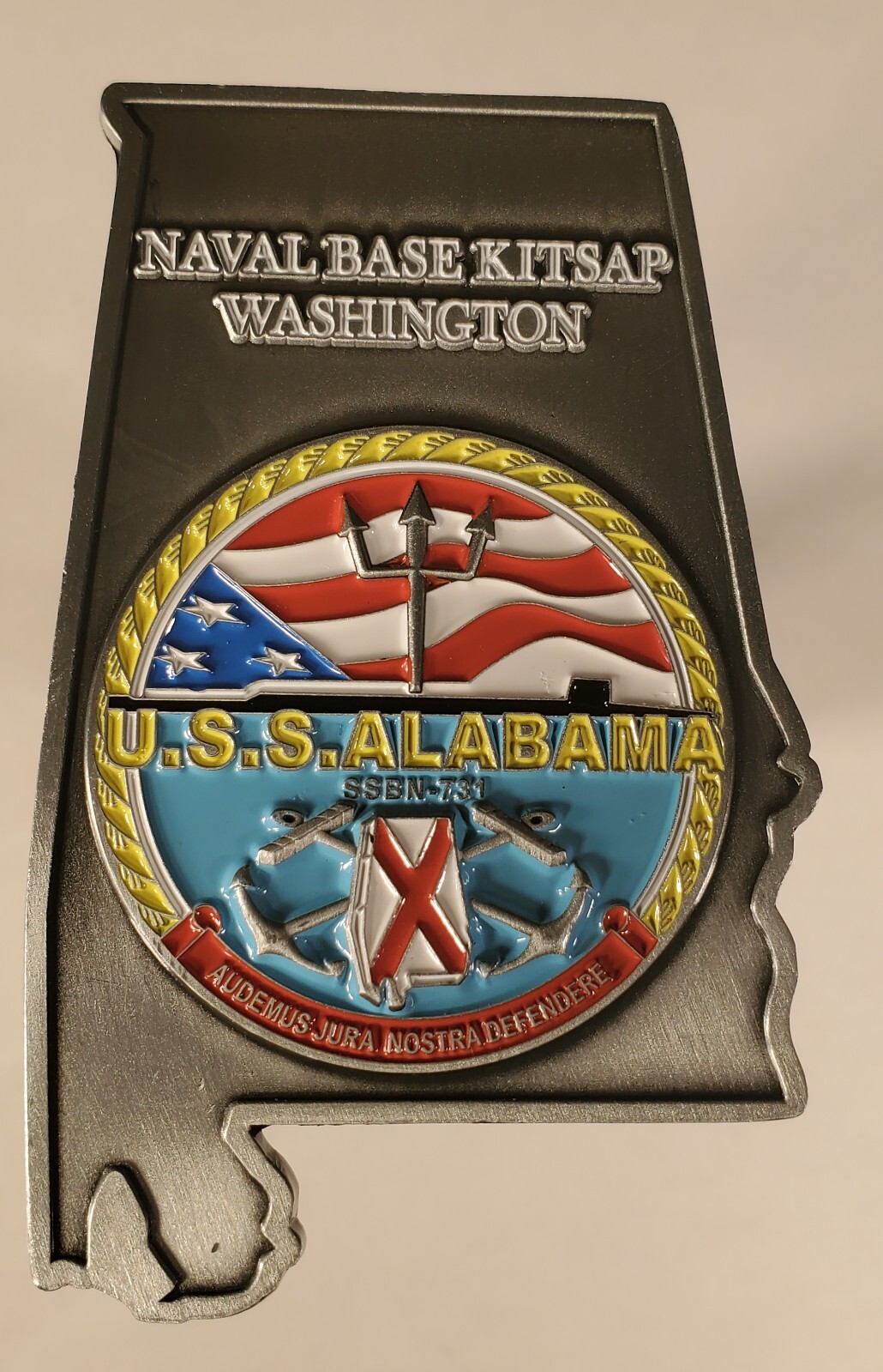 US NAVY USS ALABAMA SSBN-731 SUBMARINE CHALLENGE COIN 2 US NAVY USS ALABAMA SSBN-731 SUBMARINE CHALLENGE COIN 2