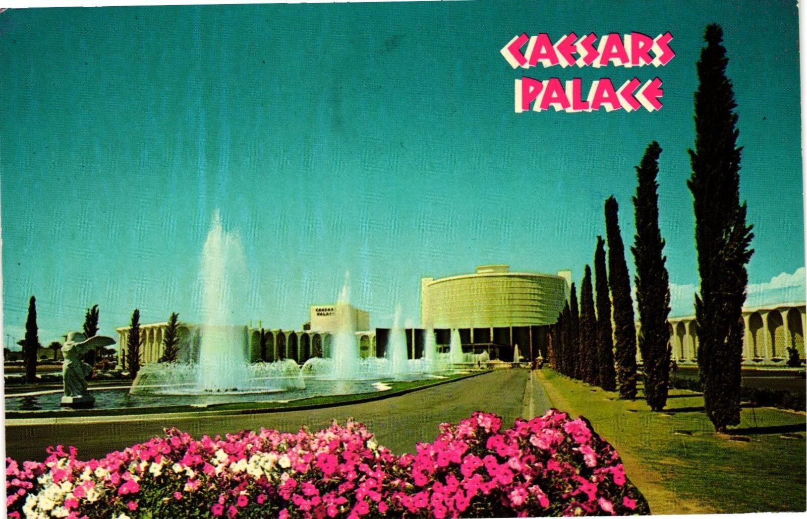 Vintage Postcard- CAESARS PALACE, LAS VEGAS, NV. 1960s