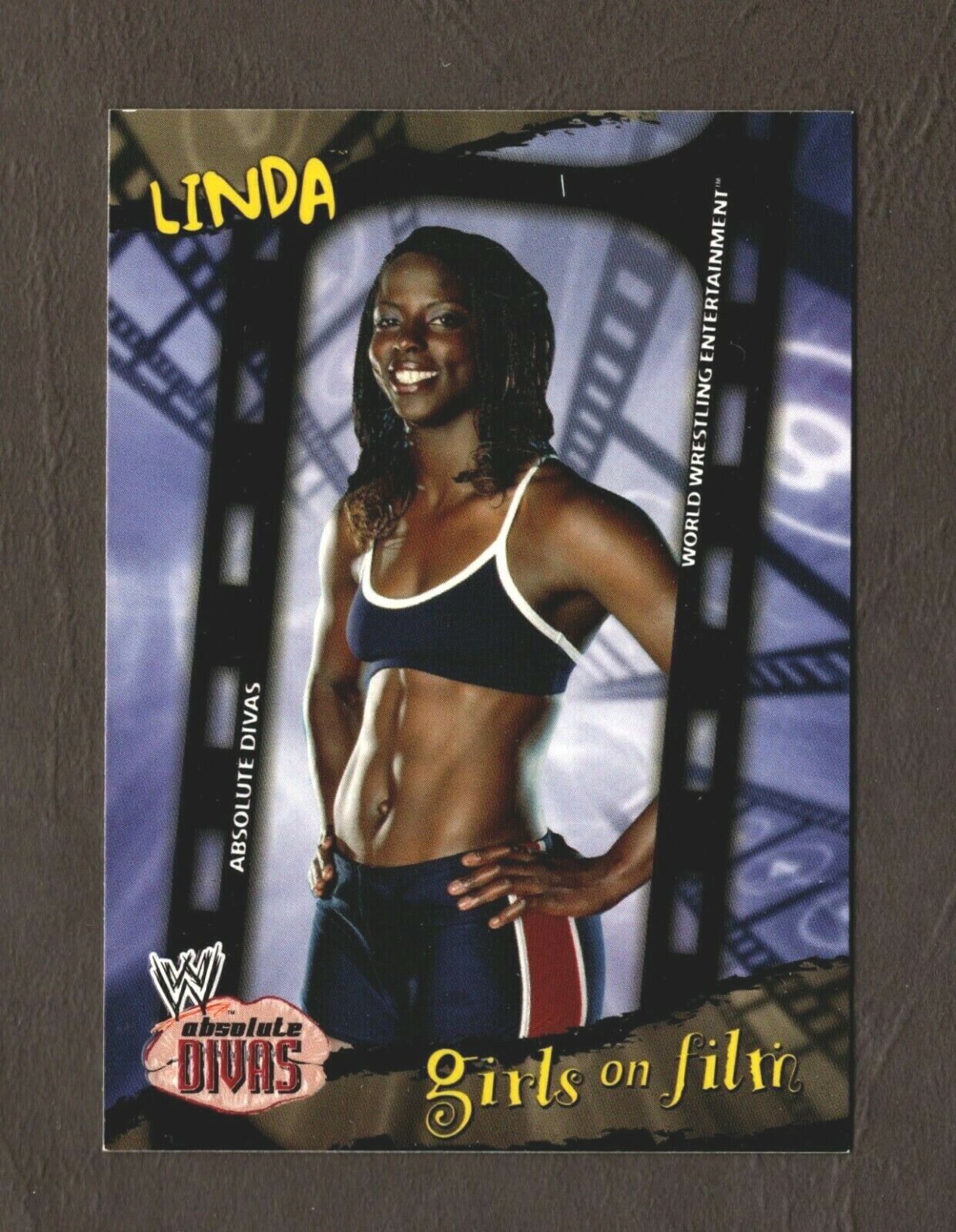 2002 Fleer WWE Absolute Divas Girls on Film Trading Card #97 - Linda 