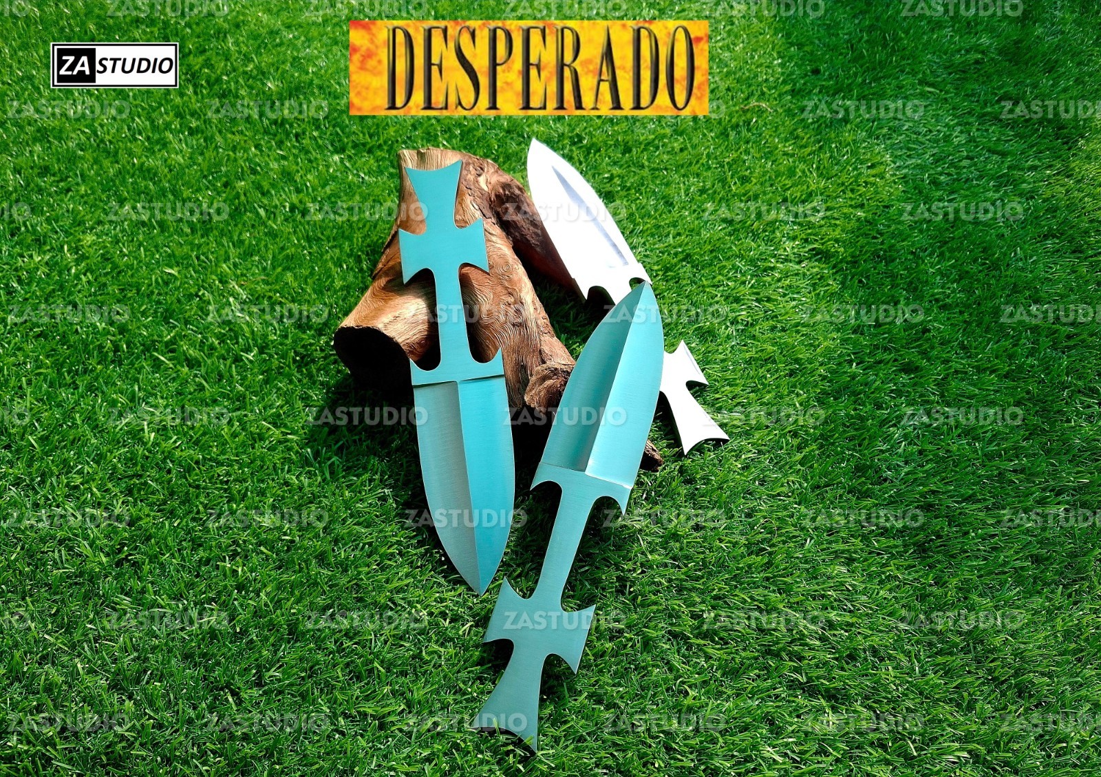 Set of 3 Desperado Movie Knife 1995 Movie Prop Danny Trejo Knives Hunting Gift Set of 3 Desperado Movie Knife 1995 Movie Prop Danny Trejo Knives Hunting Gift