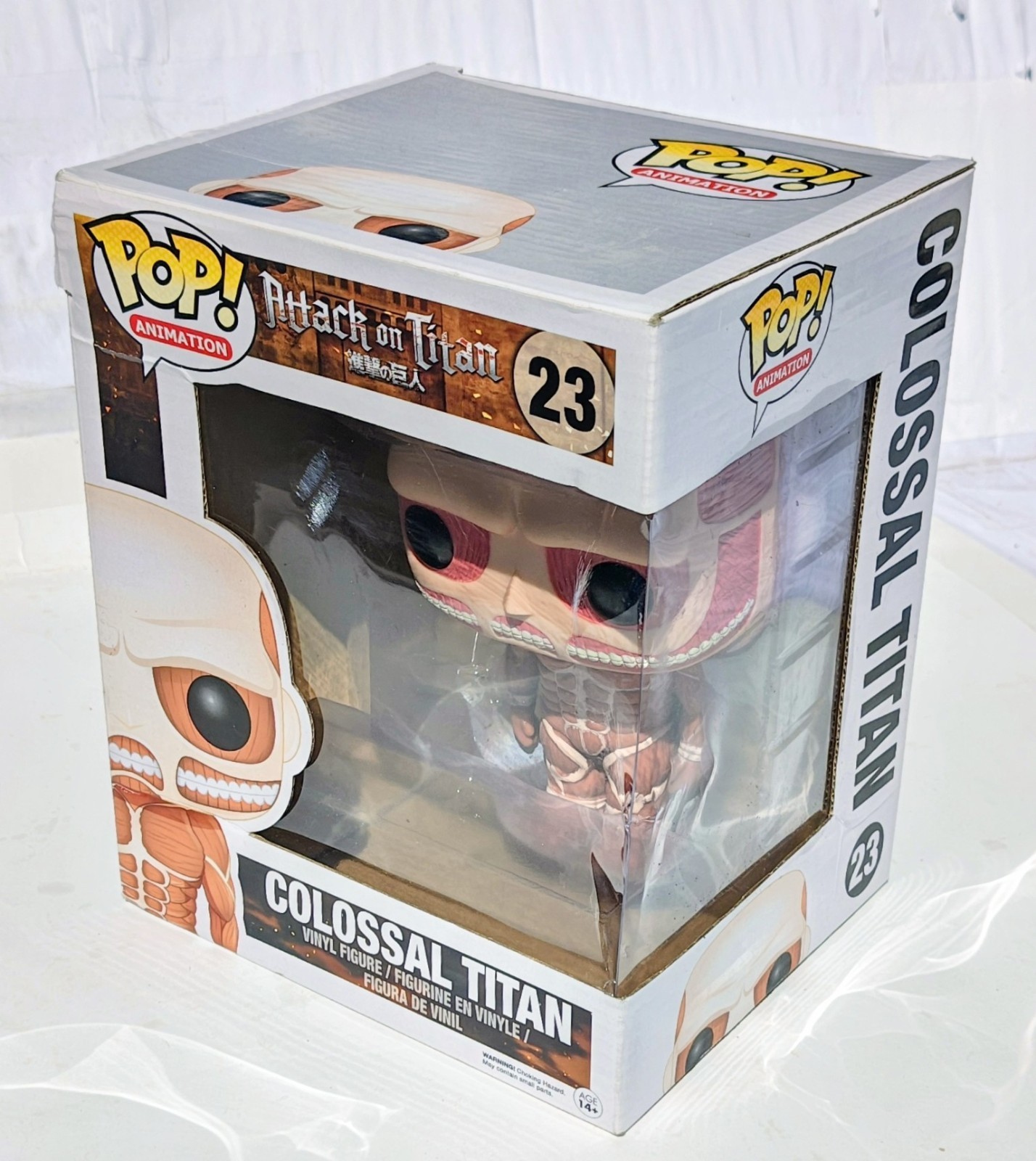 Funko Pop Vinyl Attack on Titan Colossal Titan #23 Damage Package Funko Pop Vinyl Attack on Titan Colossal Titan #23 Damage Package