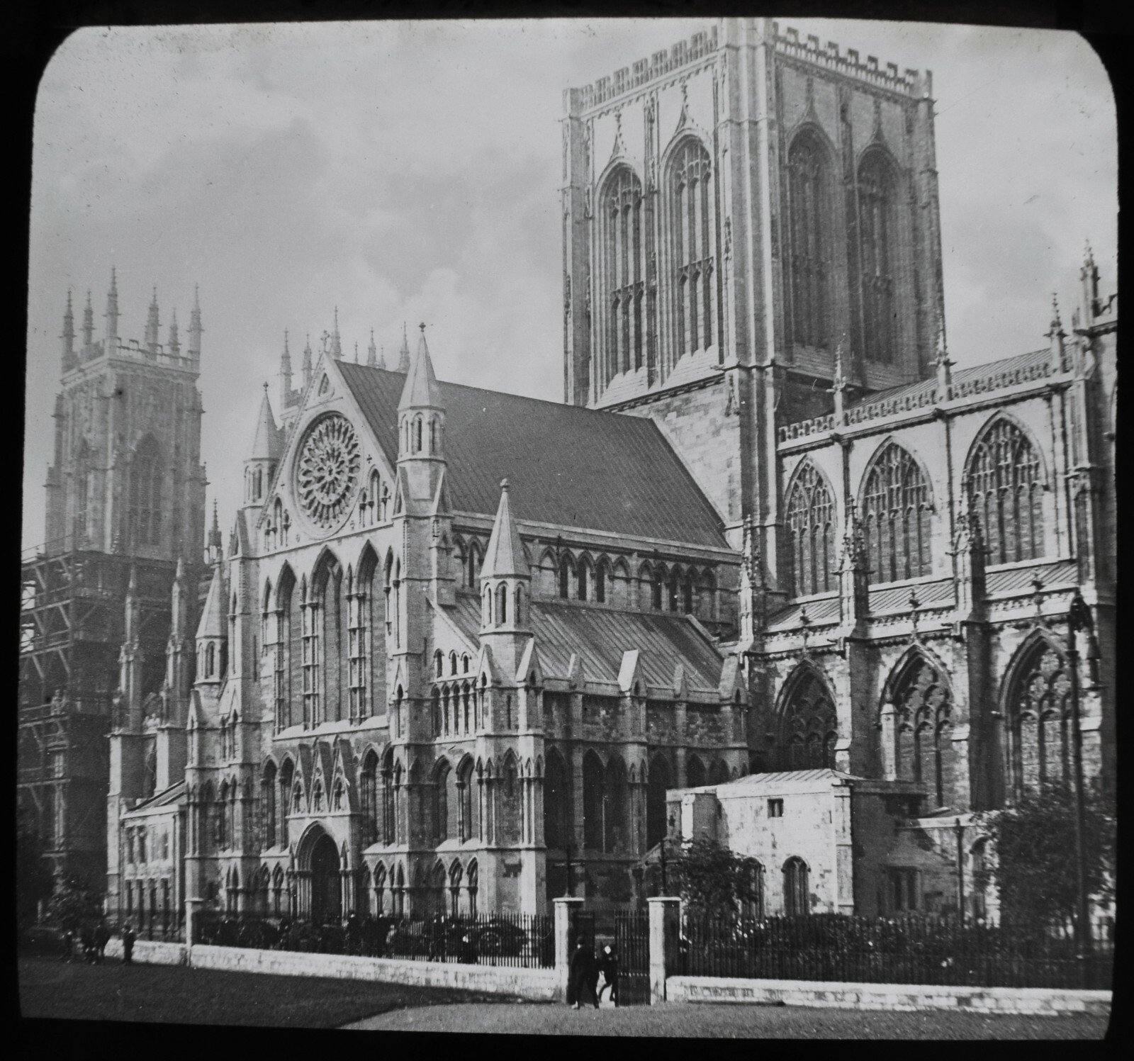 ANTIQUE Magic Lantern Slide VIEW OF YORK MINSTER C1890 PHOTO ANTIQUE Magic Lantern Slide VIEW OF YORK MINSTER C1890 PHOTO