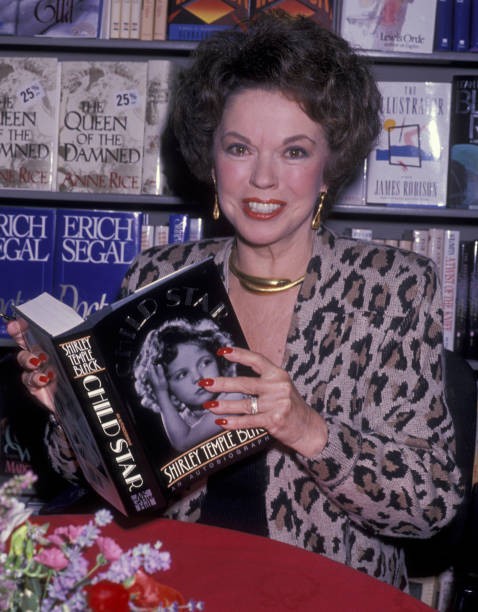Shirley Temple Black at the book party for Shirley Temple Black Ch- Old Photo 1 Shirley Temple Black at the book party for Shirley Temple Black Ch- Old Photo 1