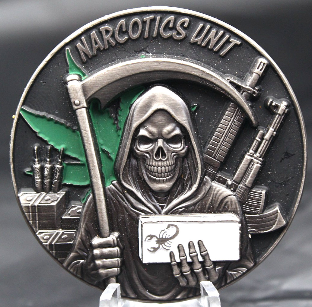 Mooresville Police Narcotics Unit North Carolina Challenge Coin 2.0