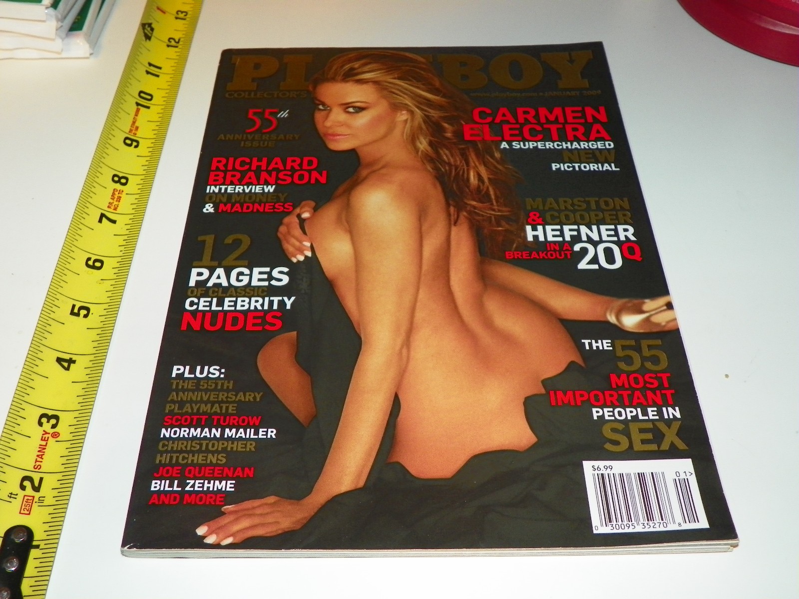 Play Boy Magazine January 2009 Issue Carmen Electra