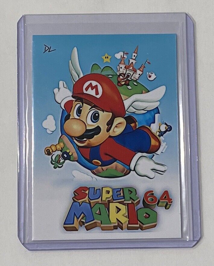 Super Mario 64 Limited Edition Artist Signed Nintendo Classic Trading Card 4/10