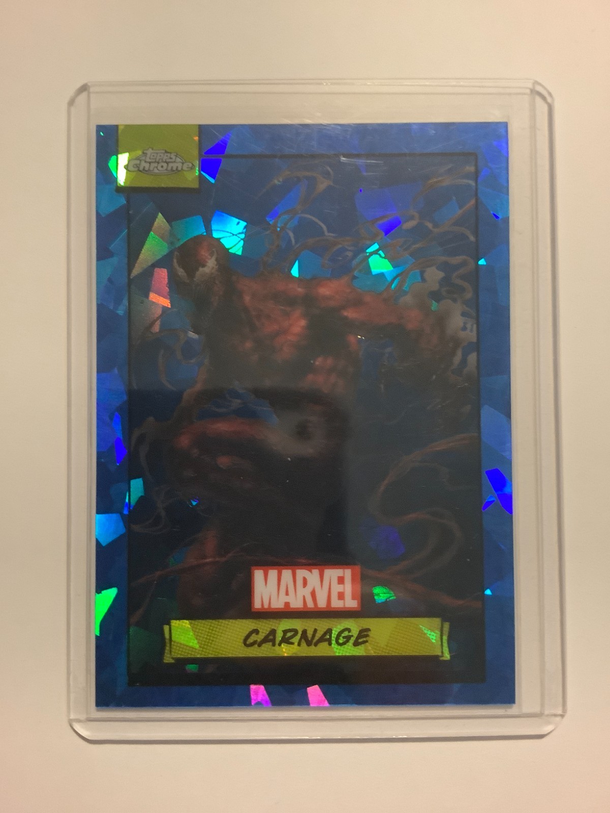 2024 Topps Chrome Sapphire Edition Marvel #77 Carnage M/NM 2024 Topps Chrome Sapphire Edition Marvel #77 Carnage M/NM