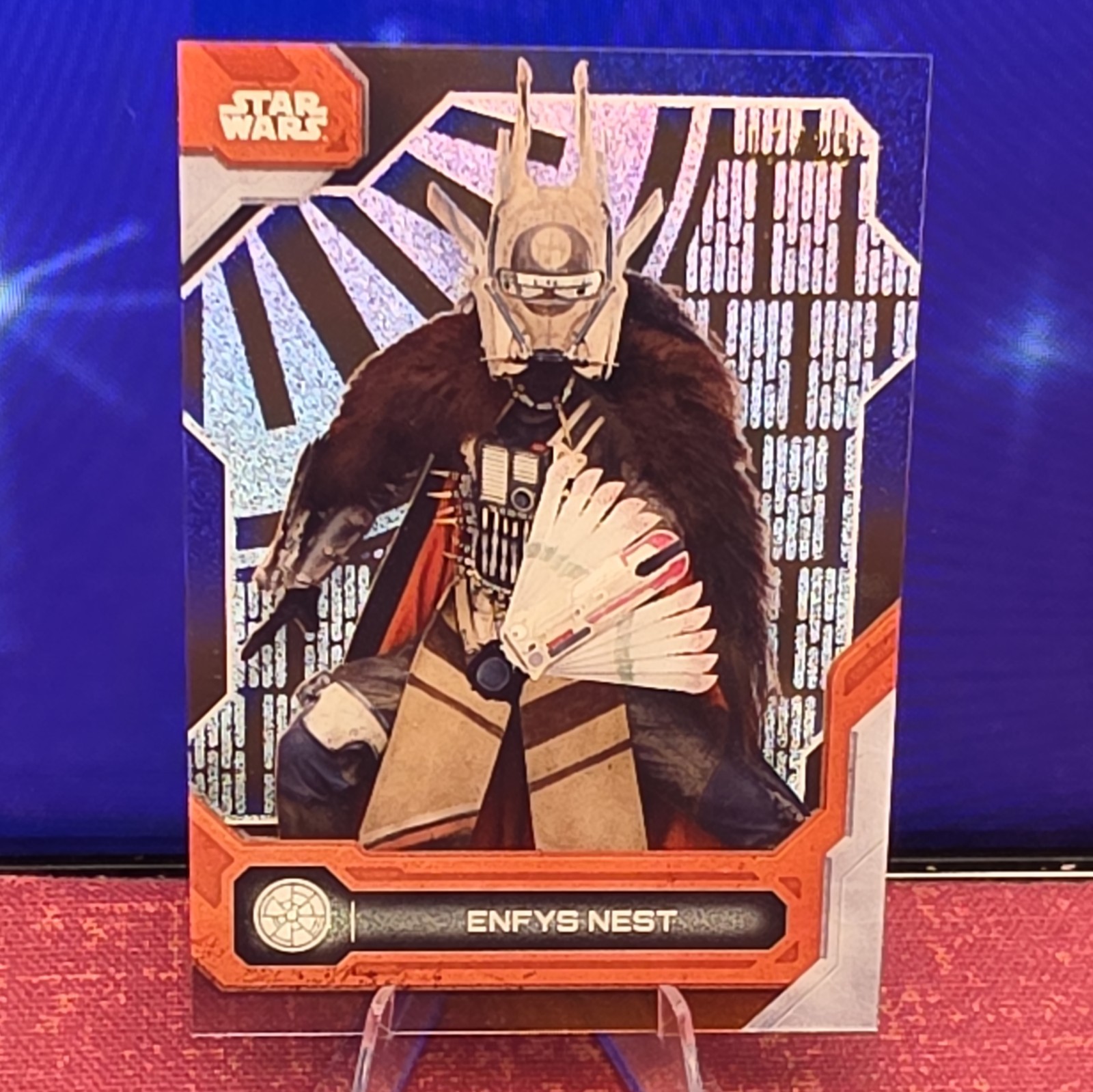 2024 Topps Star Wars High Tek Enfys Nest #32 Orange /25 2024 Topps Star Wars High Tek Enfys Nest #32 Orange /25
