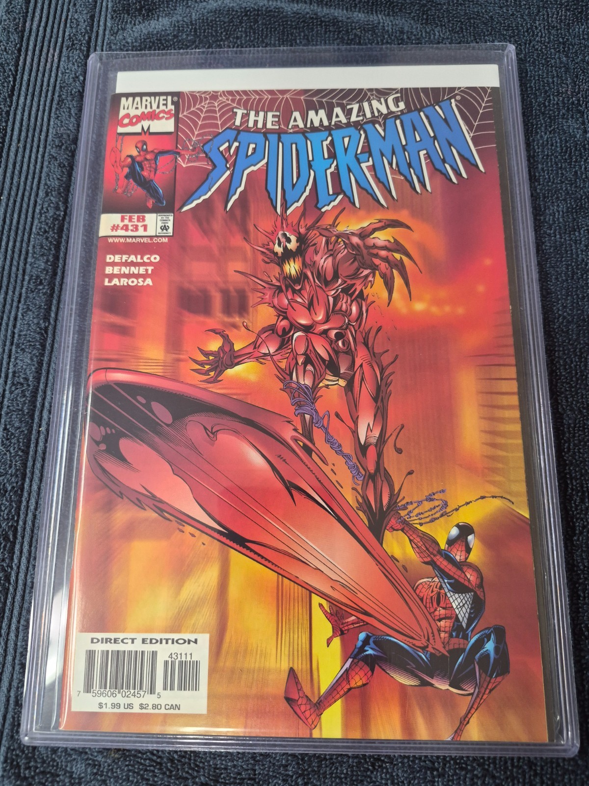 Amazing Spider-Man 431 1998 Cosmic Carnage NM $10 FLAT COMBINED SHIPPING Amazing Spider-Man 431 1998 Cosmic Carnage NM $10 FLAT COMBINED SHIPPING